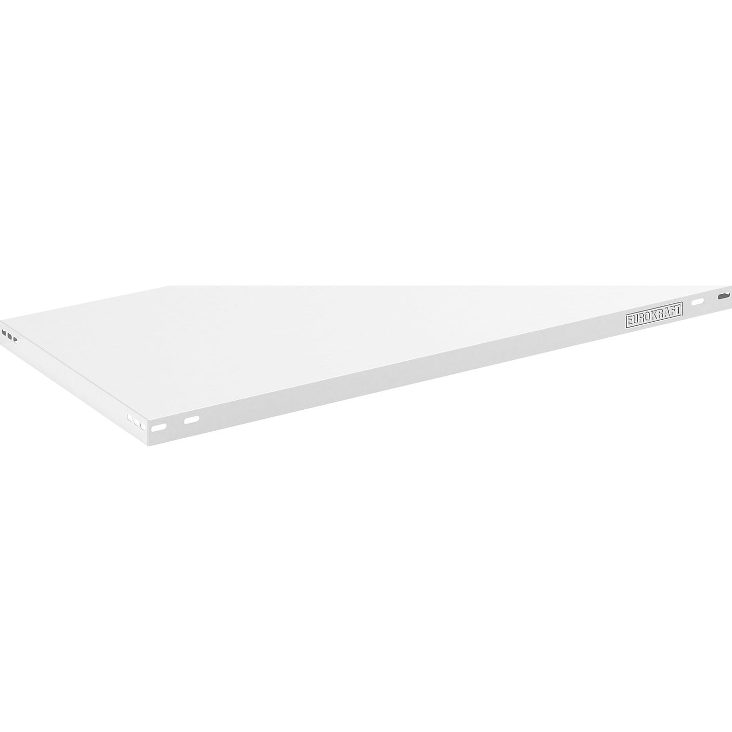 Steel shelf, max. load 125 kg, light grey, WxD 1000 x 600 mm.