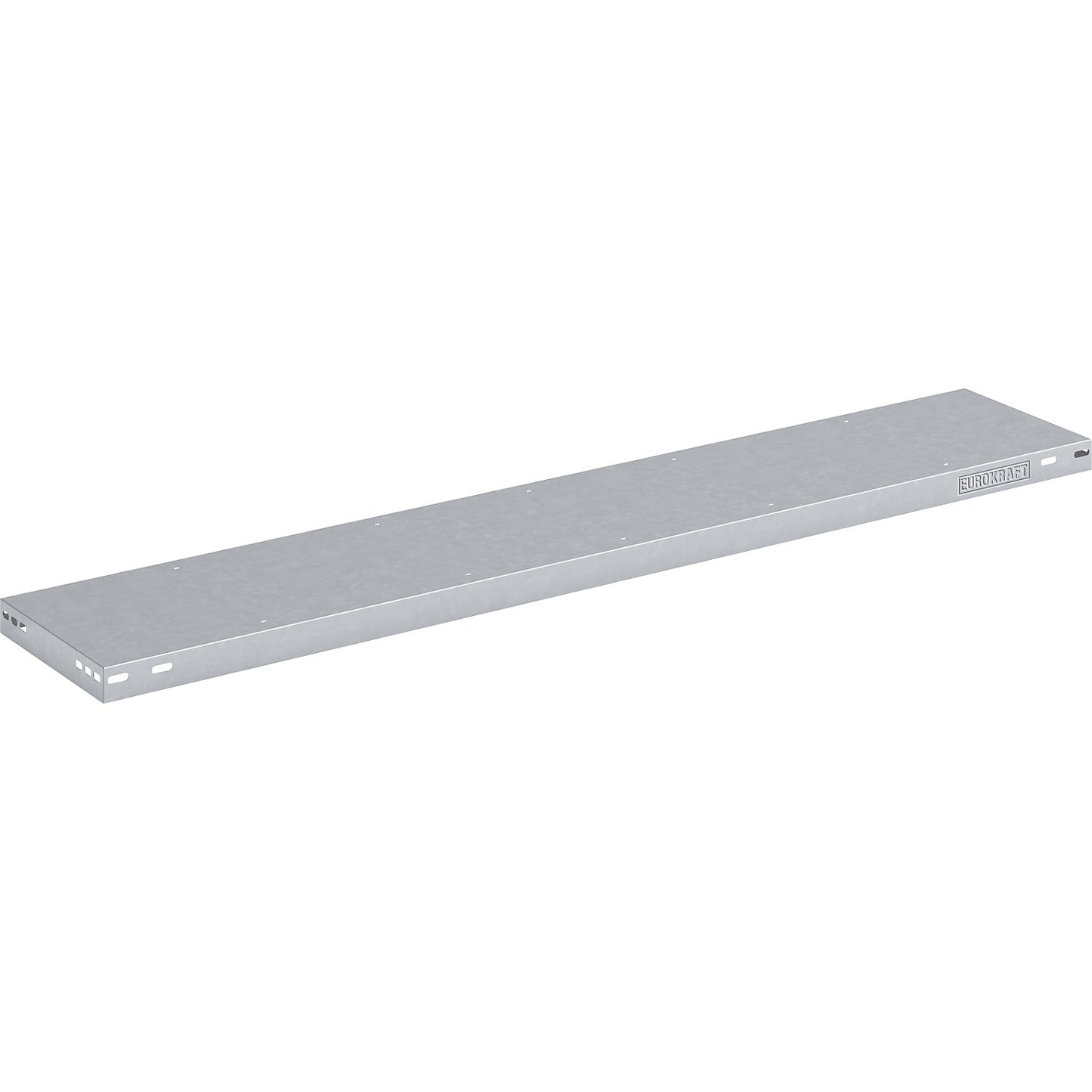 Shelf, zinc plated, width 1300 mm, depth 300 mm.