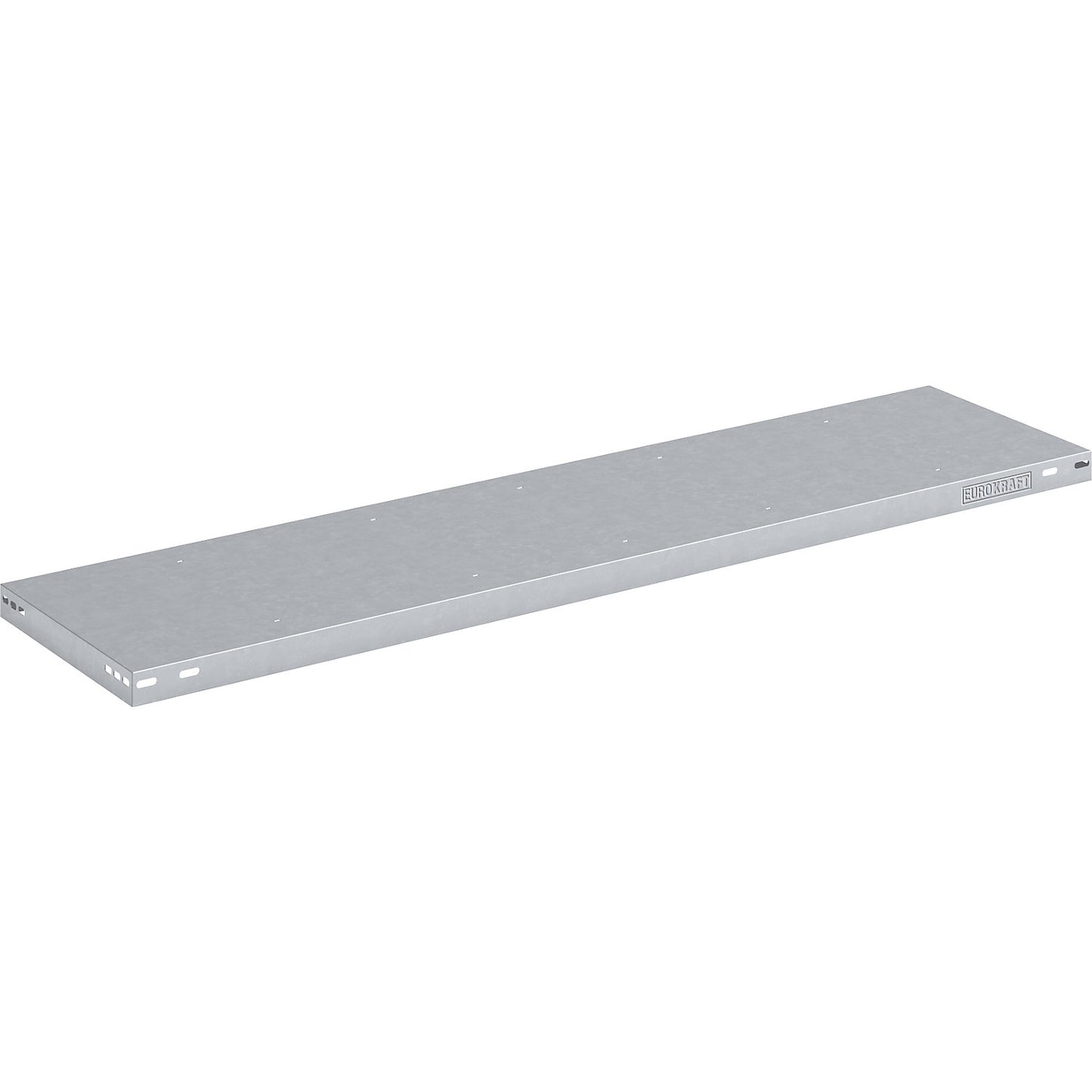 Shelf, zinc plated, width 1300 mm, depth 400 mm.