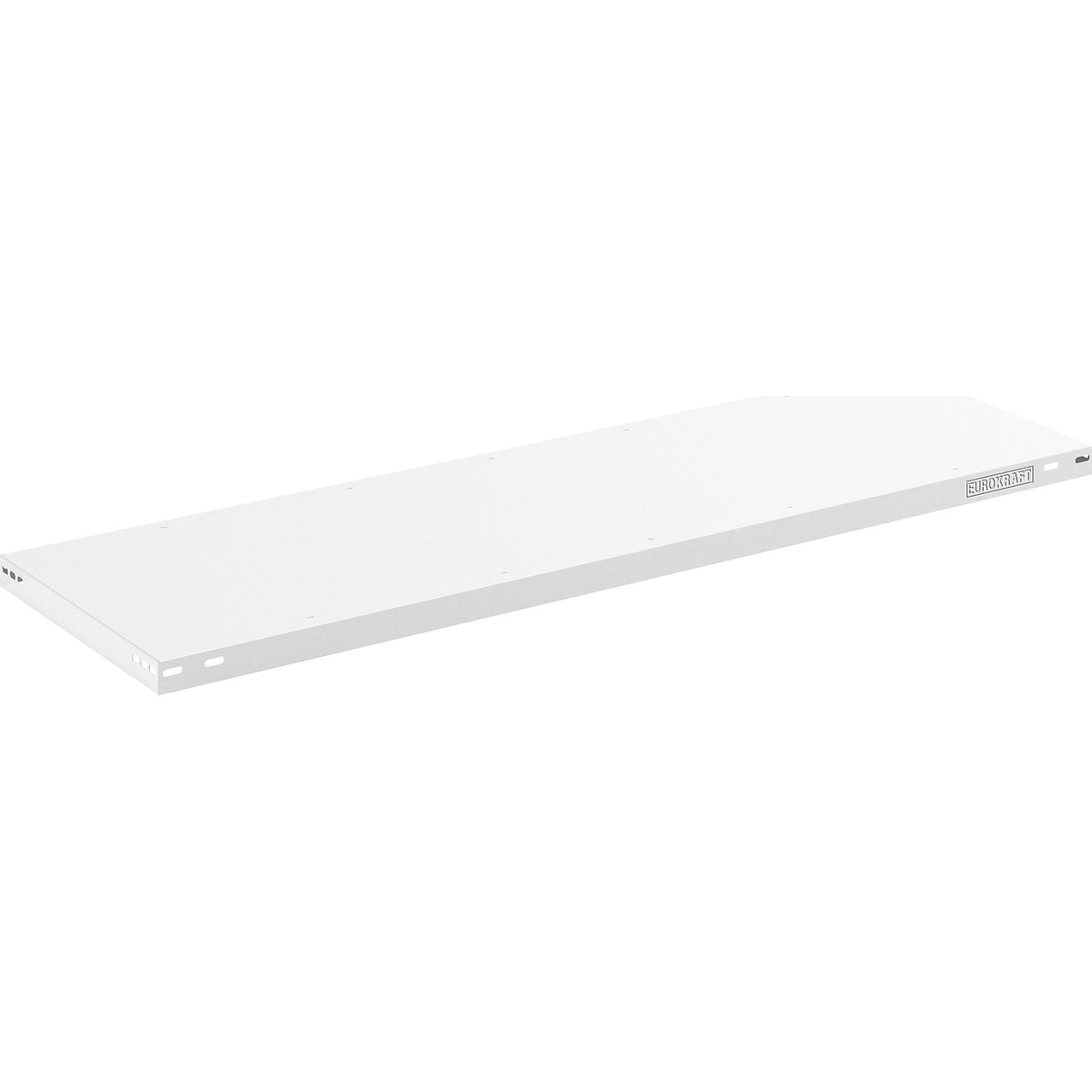 Shelf, max. load 350 kg, light grey, WxD 1300 x 500 mm.
