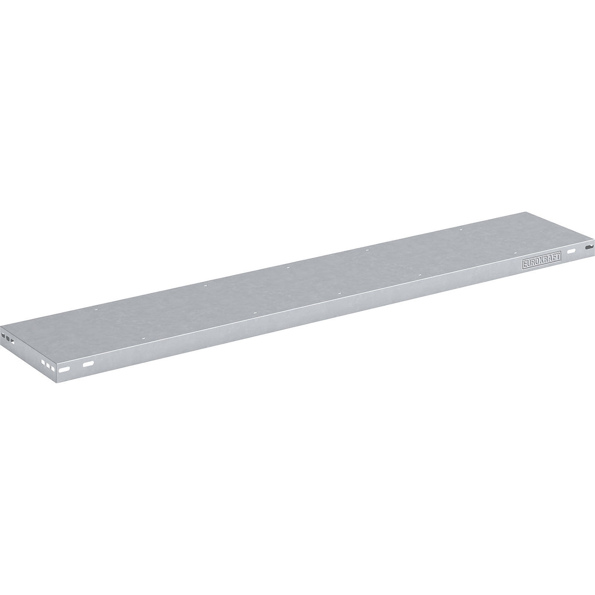 Shelf, max. load 350 kg, zinc-plated, WxD 1300 x 300 mm.