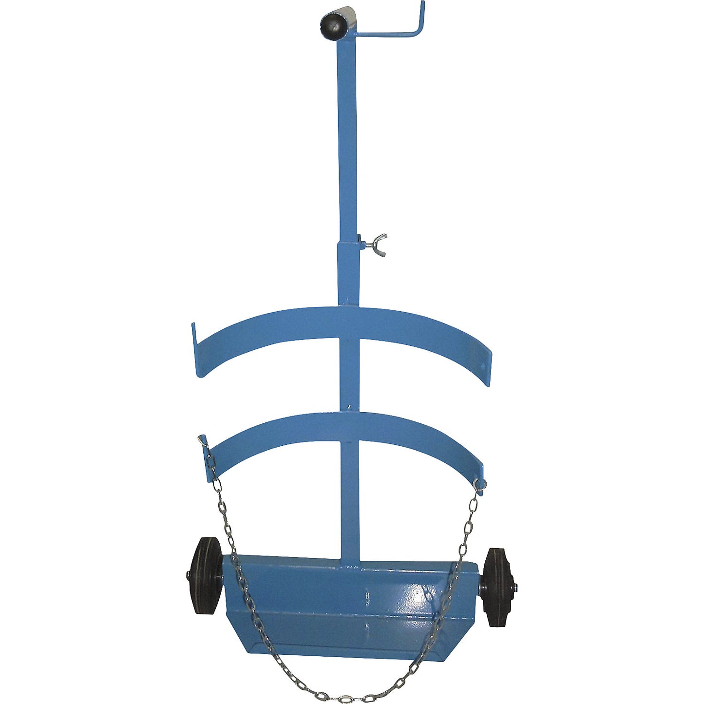 Gas cylinder trolley, for propane gas cylinders up to 11 kg, blue.