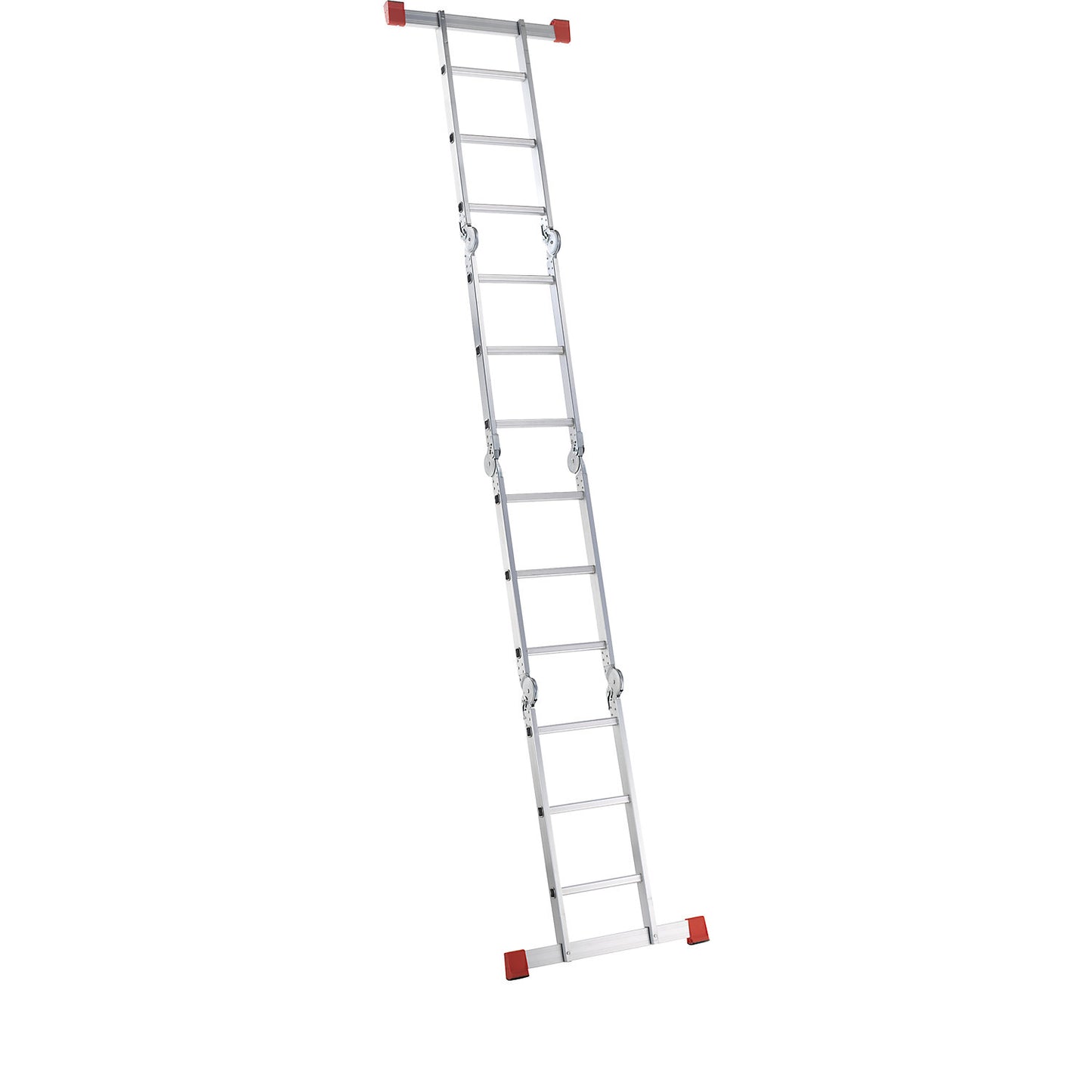 EASY hinged ladder, number of rungs 4 x 3, folding.