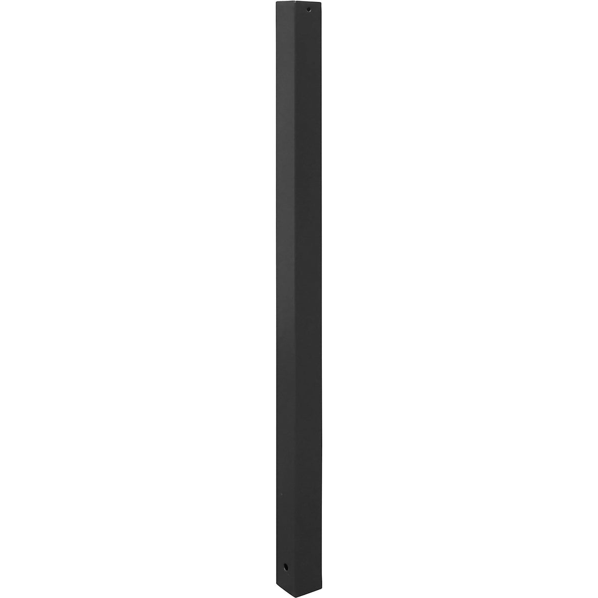 Barrier post, 70 x 70 mm, stationary, for concreting in, without eyelet, iron glimmer.