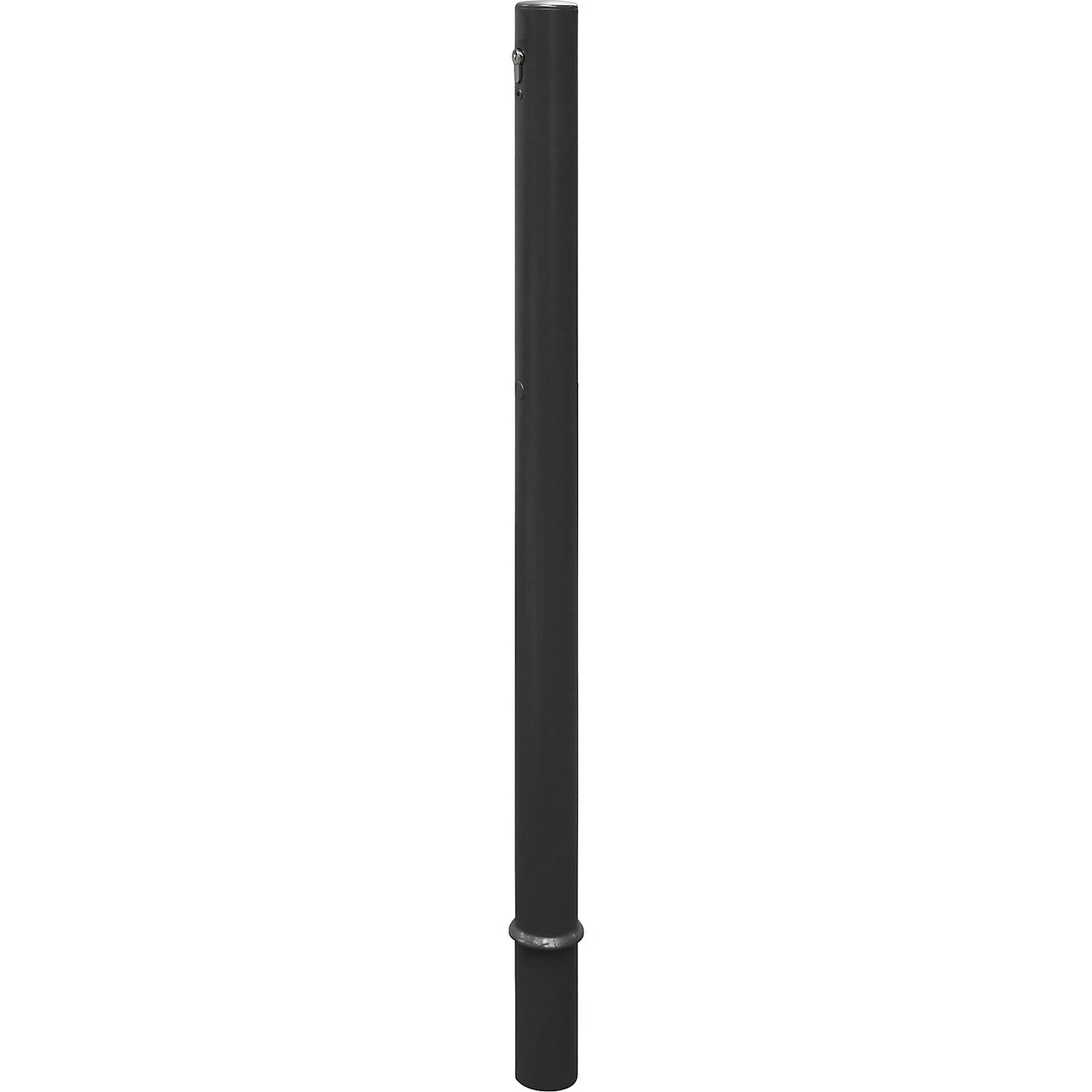 Barrier post, Ø 60 mm, iron mica, removable with profile cylinder, without eyelet.