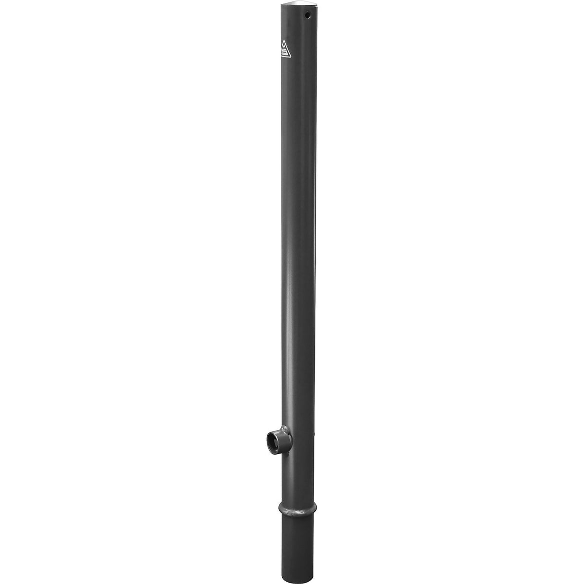 Barrier post, Ø 60 mm, iron mica, removable, without eyelet.
