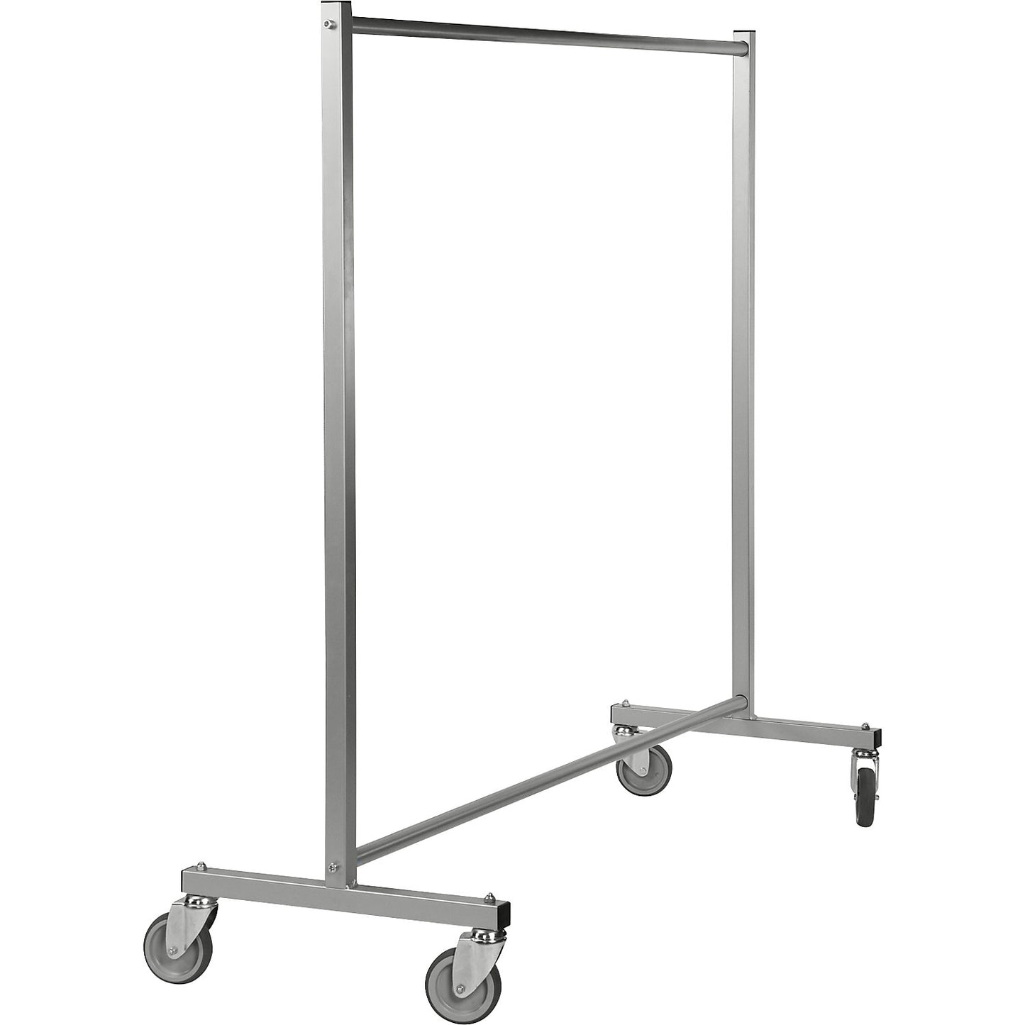 Mobile clothes rail, HxWxD 1690 x 1700 x 600 mm, 4 swivel castors.