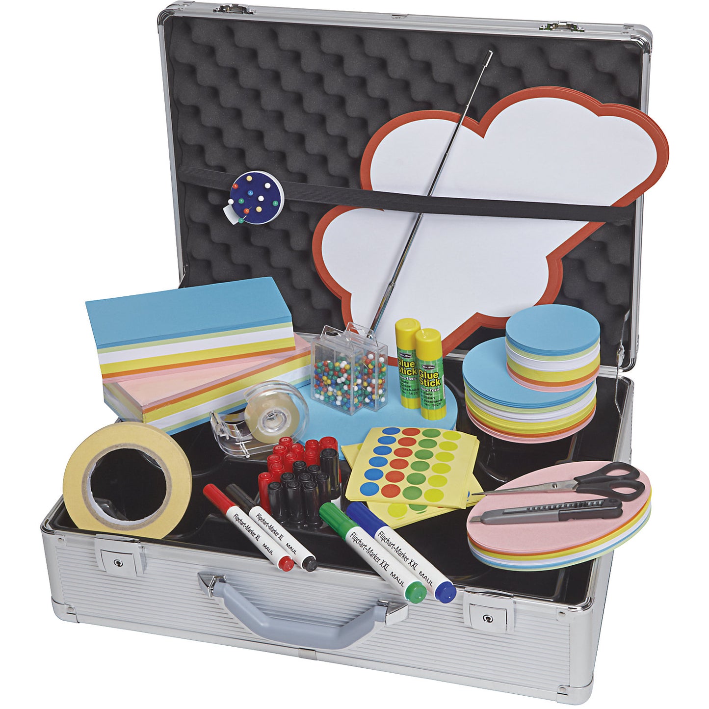 Aluminium presentation case, HxWxD 500 x 430 x 170 mm, includes 2782 individual parts.