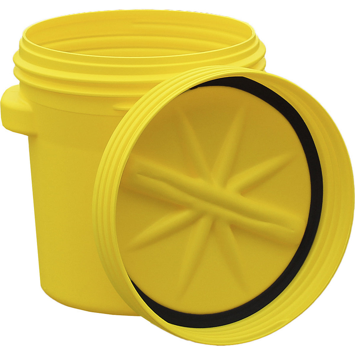 PE safety drum with UN coding, with screw on lid, capacity 77 l.