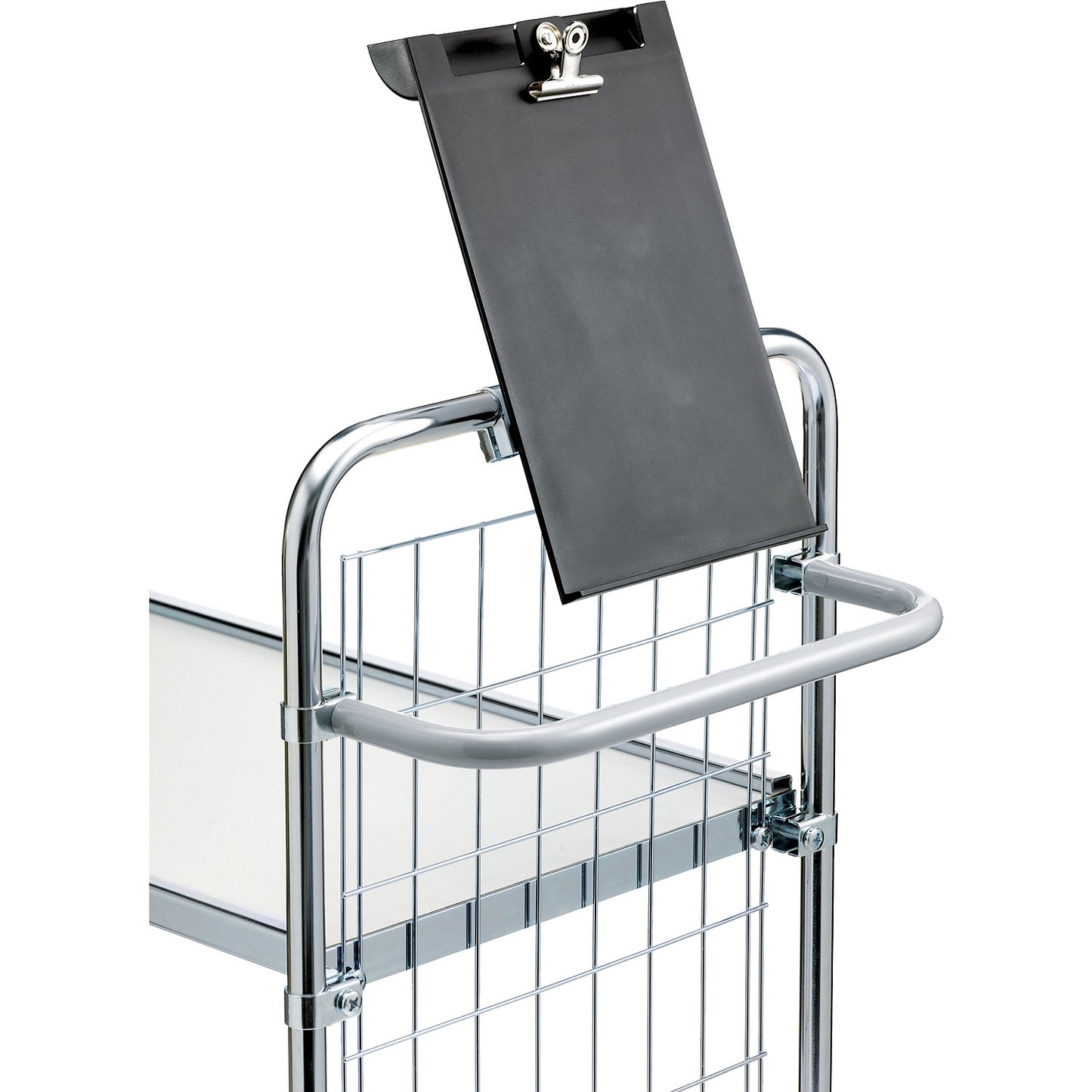 A4 document holder, clamp mounting, portrait.