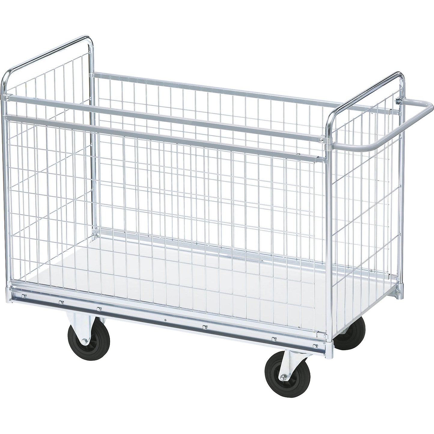 Wire mesh end panel, zinc plated, for width 570 / 650 mm.