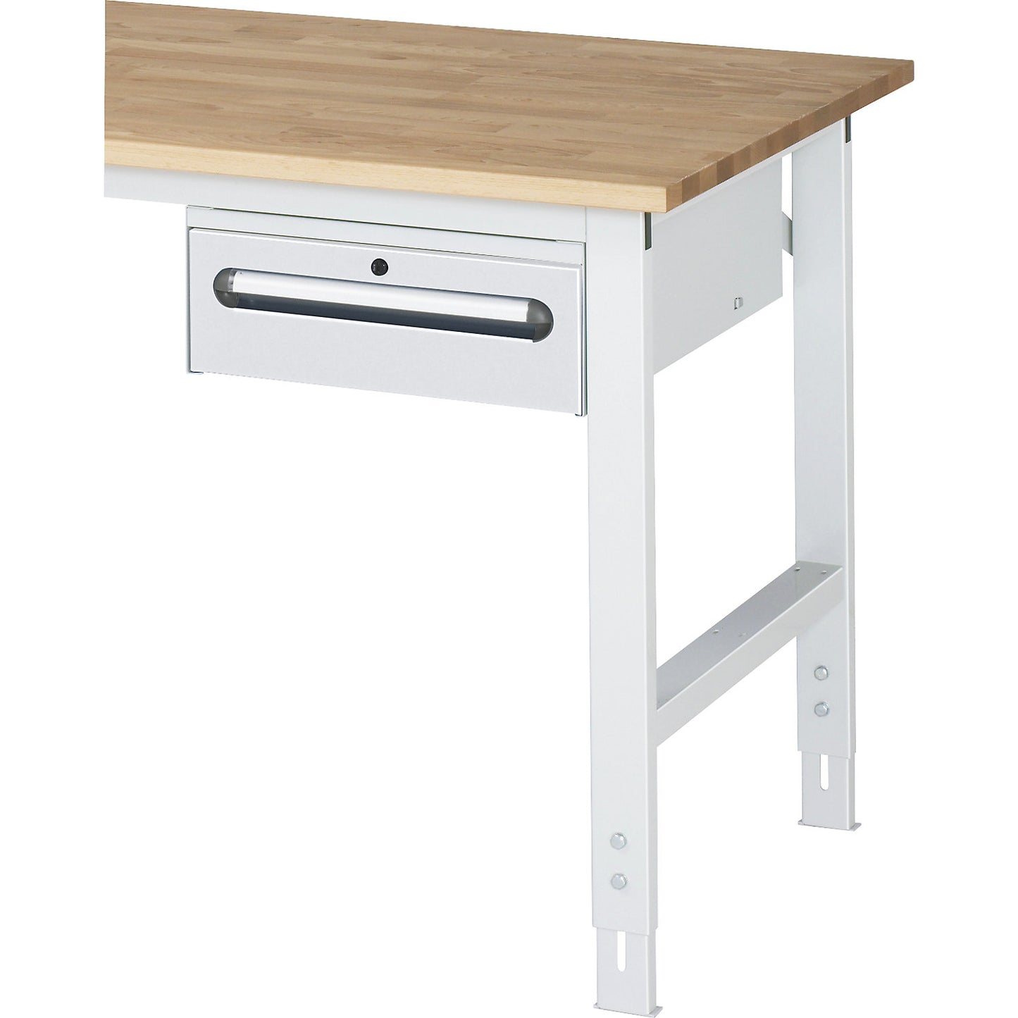Add-on drawer unit, height 175 mm, 1 drawer, light grey.