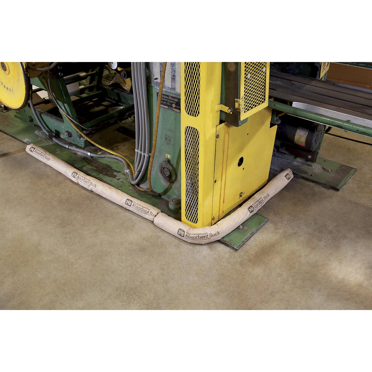 Oil-Only absorbent sheeting sock, for maintenance purposes, pack of 30, Ø 80 mm, length 1220 mm.