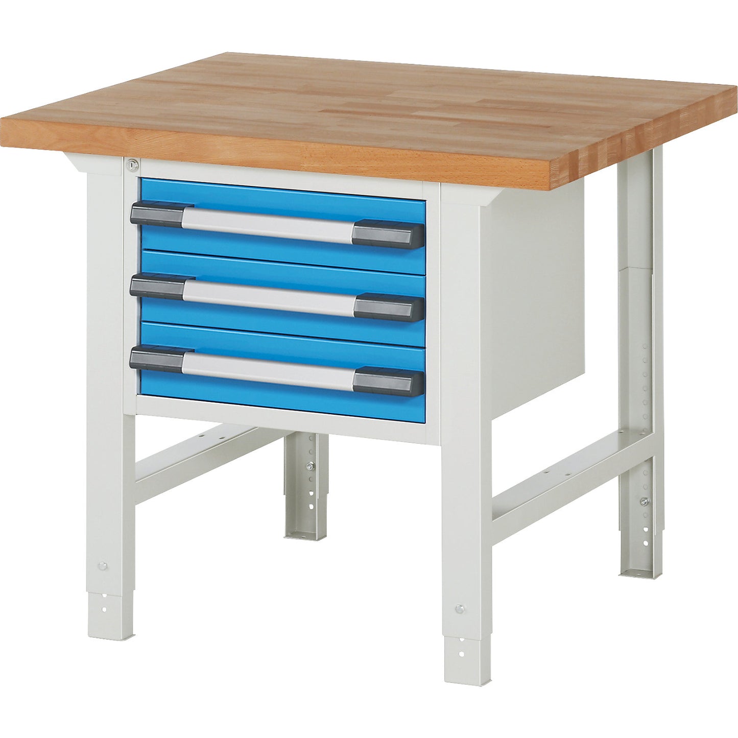 Workbench, Series 7000 modular system, 3 drawers, WxD 1000 x 900 mm.