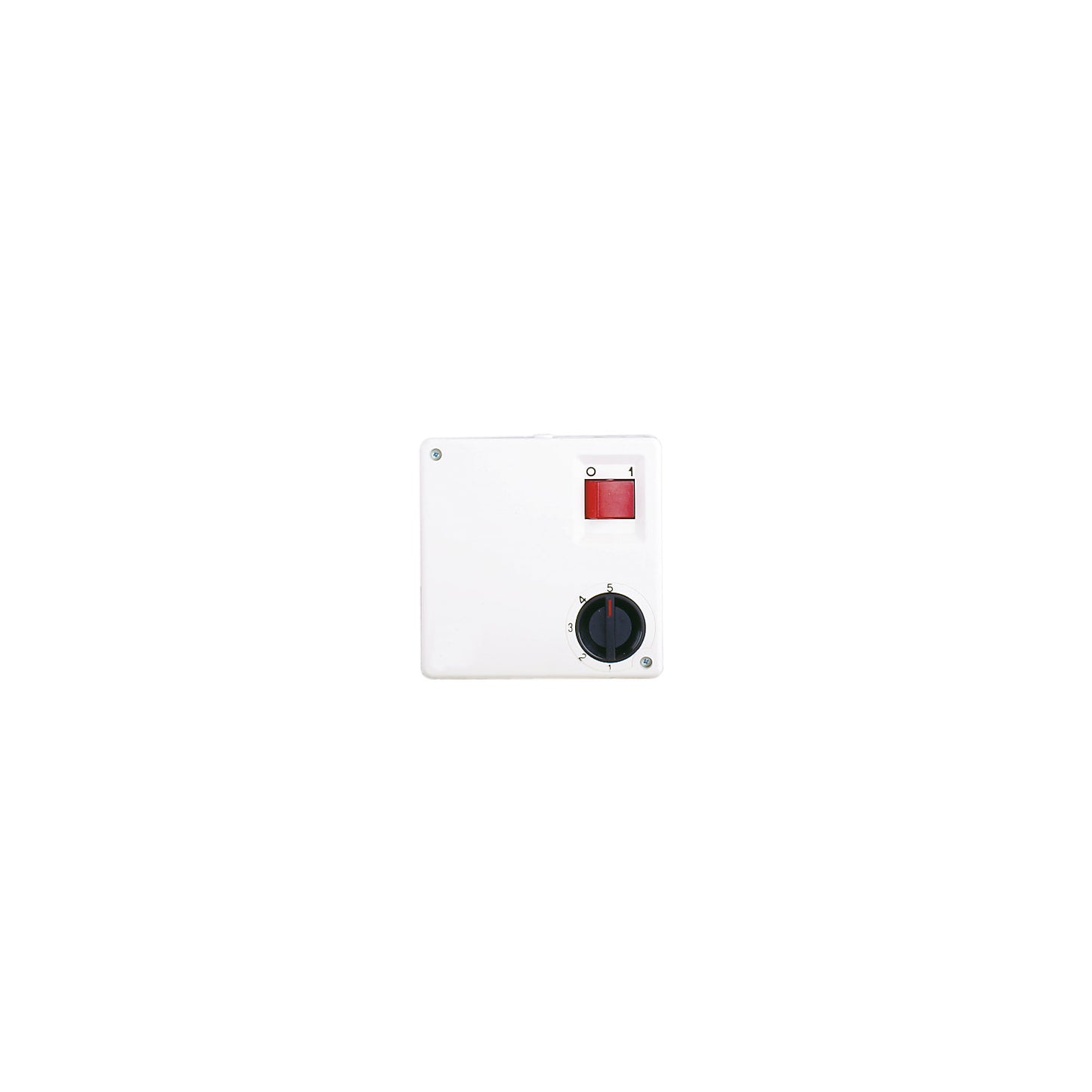 5-step speed controller, with illuminated ON/OFF switch, rotary switch.