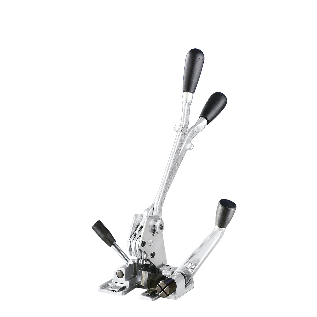 Tensioning and sealing tool for PP strapping, manual, for strap width 13 mm.