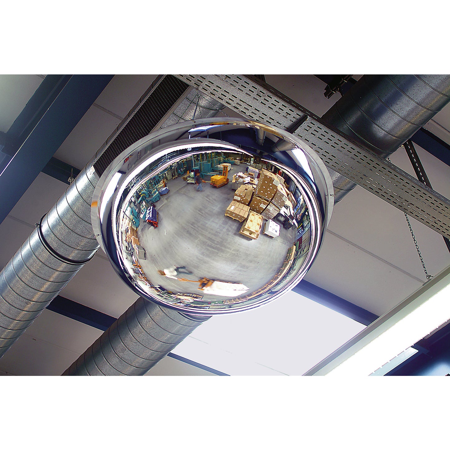 Panoramic mirror, 360° viewing angle, Ø 1000 mm.