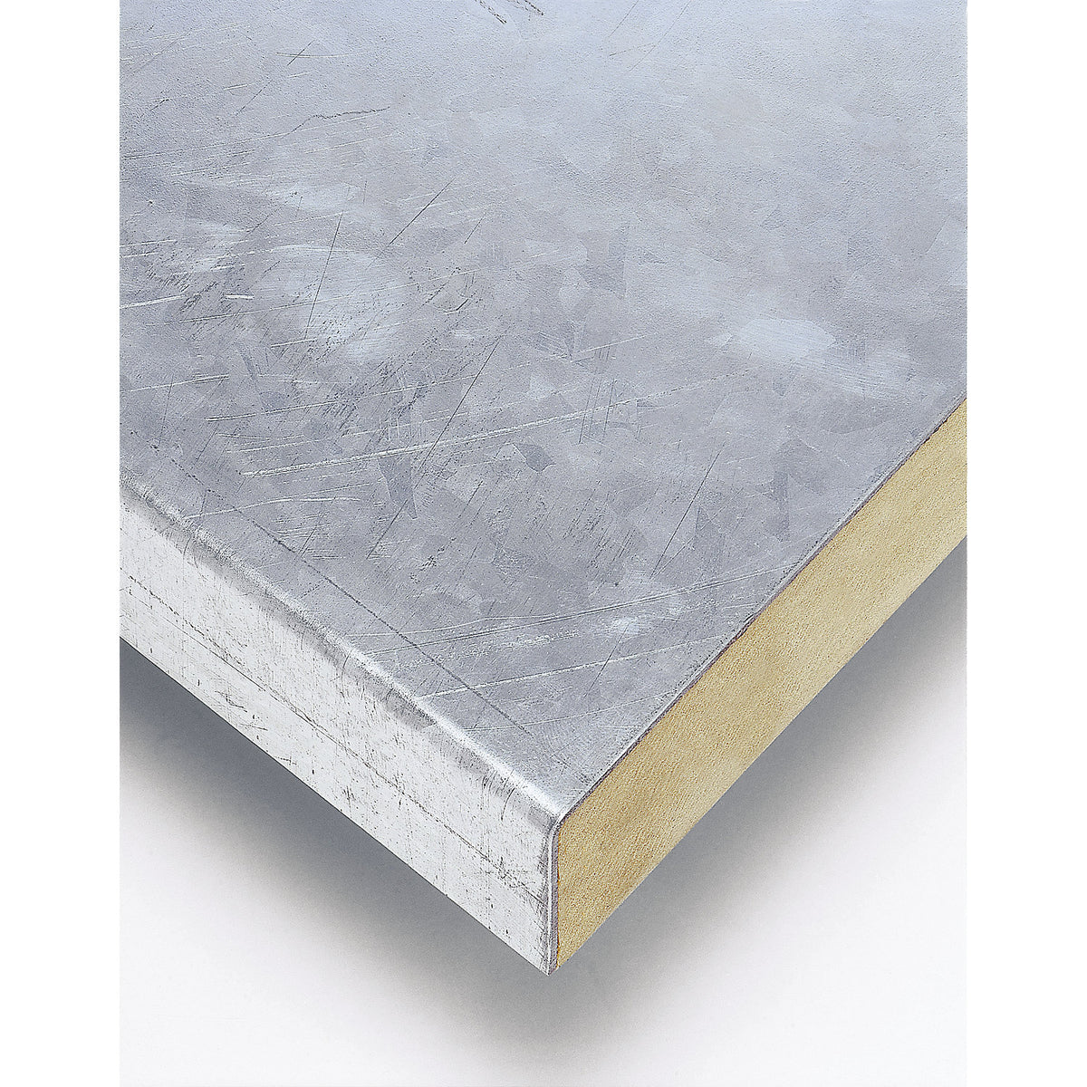 Worktop, sheet steel cover depth 900 mm, extra cost added to solid beech worktop, for workbench width 1000 mm.