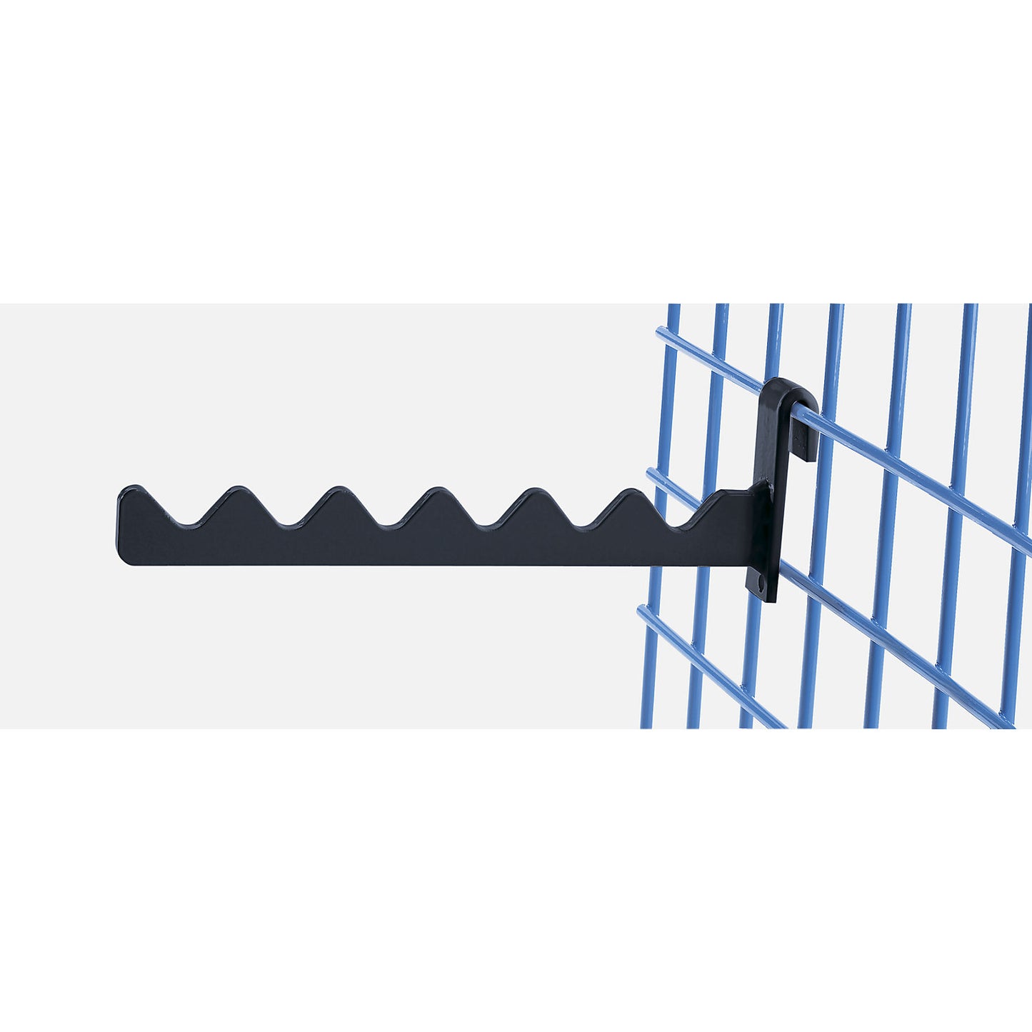 Support element, corrugated carrrier bracket, length 300 mm, charcoal.