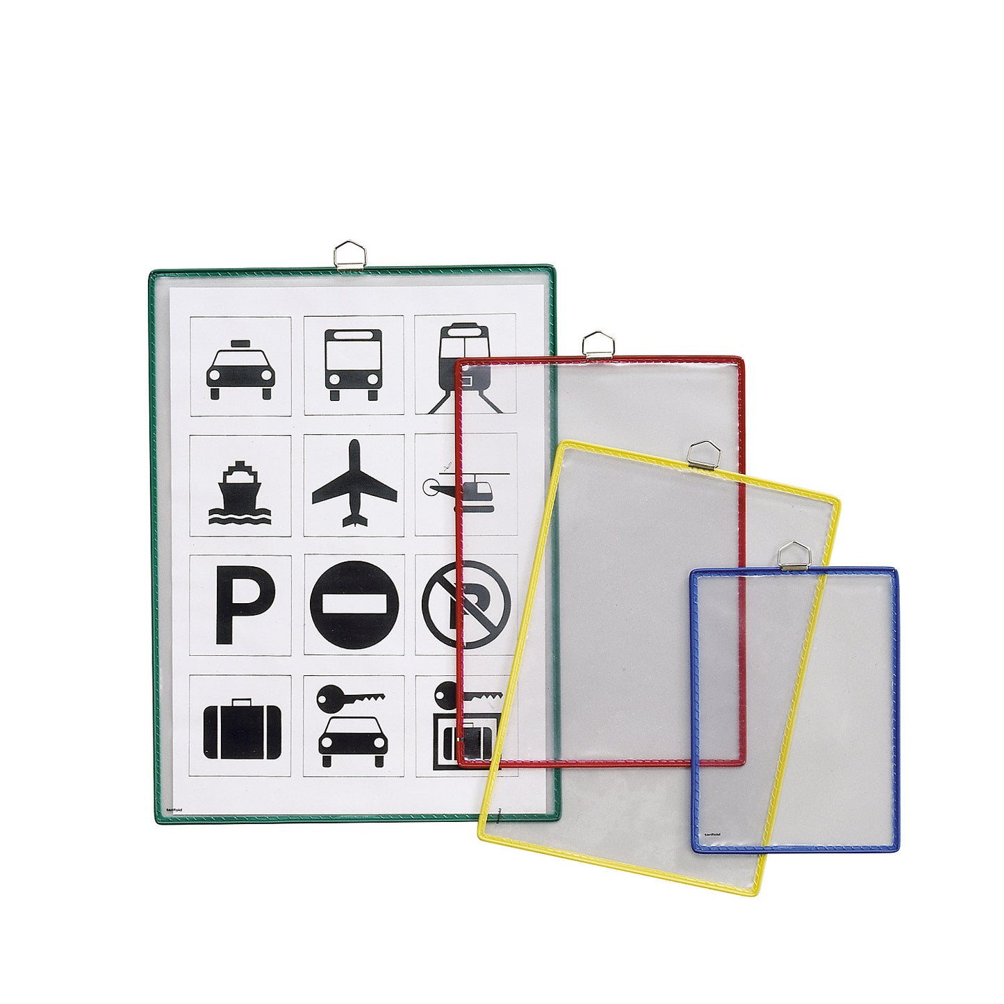 Clear view pocket, for size A3, yellow, pack of 10.