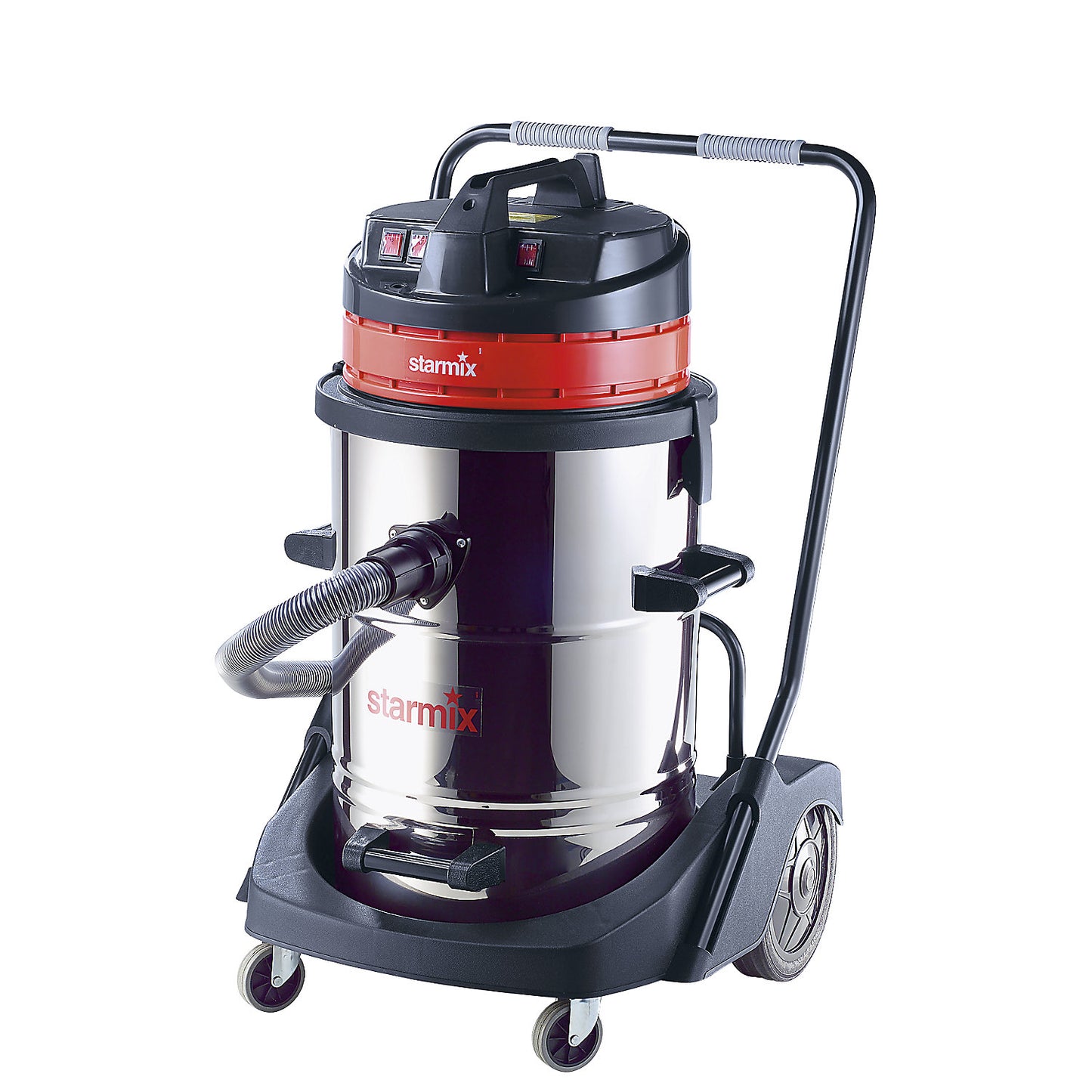 Industrial wet and dry vacuum cleaner GS series, 78 l stainless steel container, 2400 W.