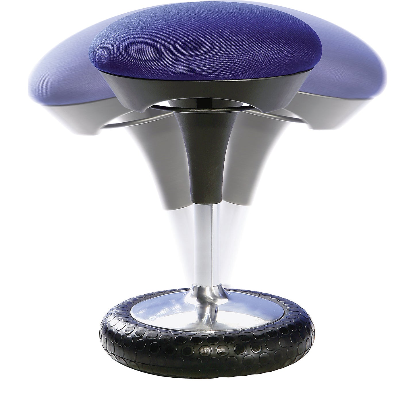 SITNESS stool, seat Ø 420 mm, blue.
