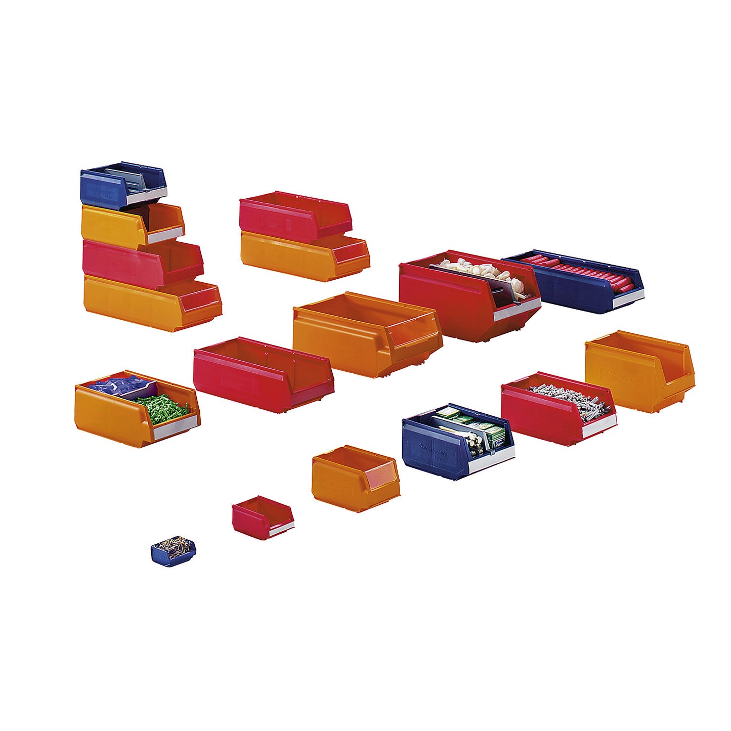 Longitudinal divider for open fronted storage bin, pack of 10, for LxWxH 300 x 230 x 150 mm.