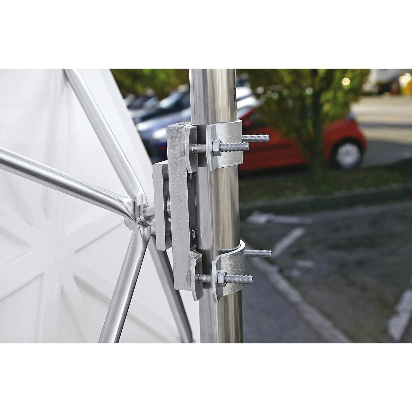 Traffic mirrors made of acrylic glass, polystyrene frame, round, Ø 600 mm.