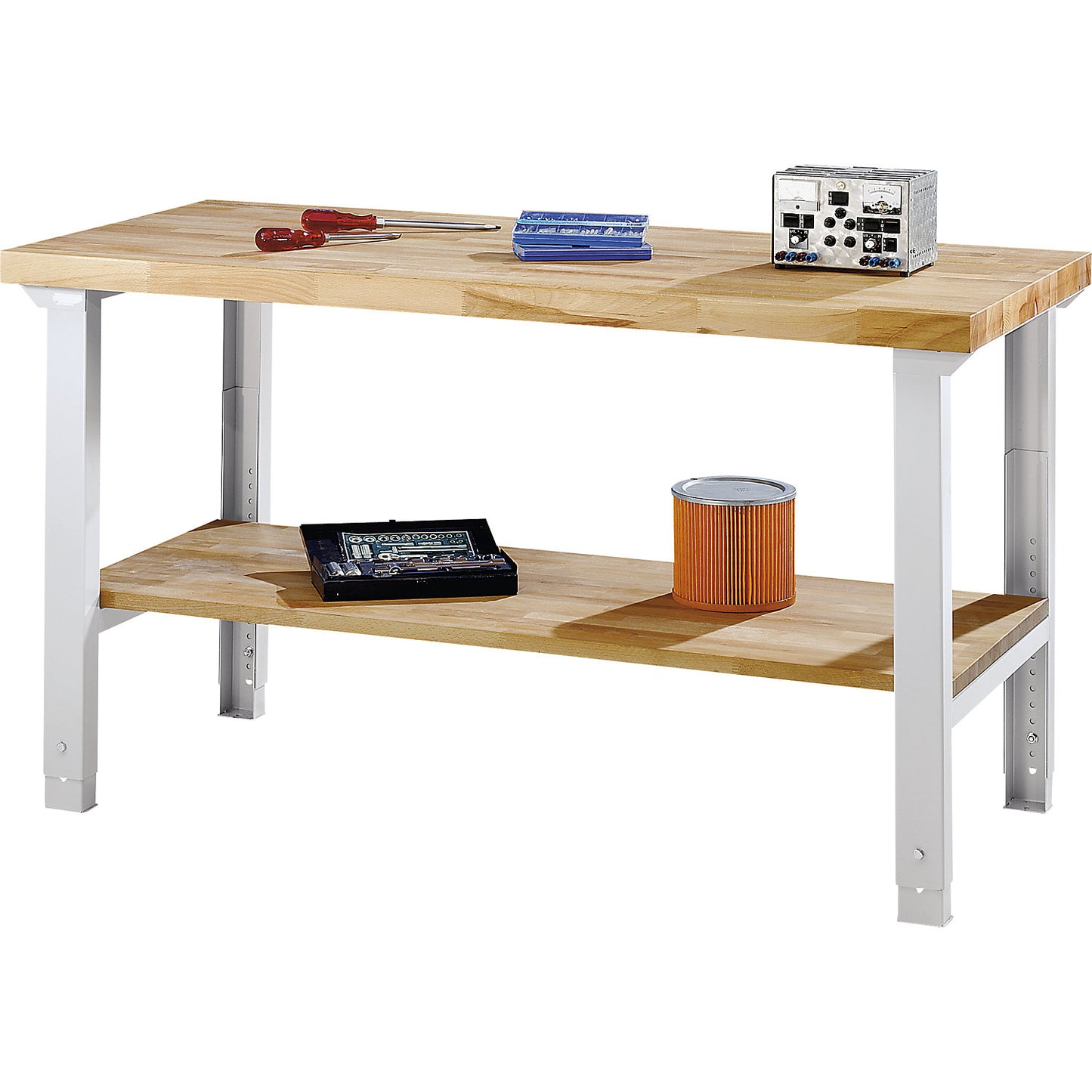 Worktop, universal worktop with linoleum covering, width 2500 mm, thickness 40 mm.