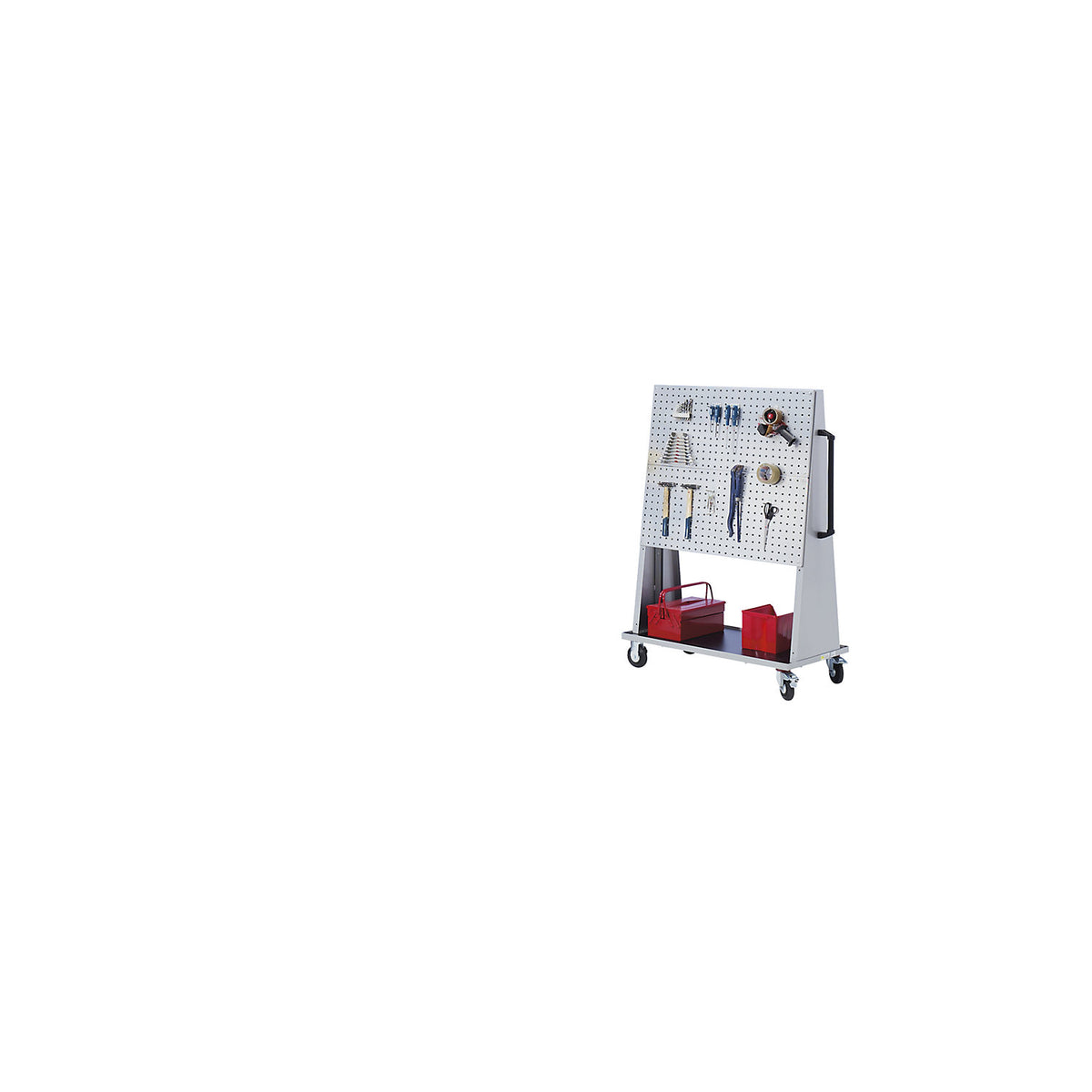 Workshop unit, modular, for 3 panels per side, standard model without panels.