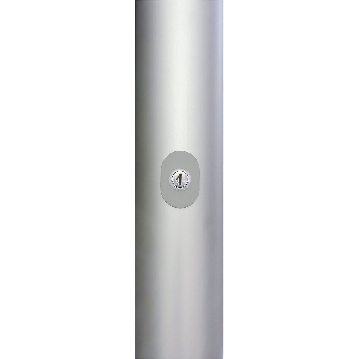 PIRAT aluminium flag pole, without extension arm, height above ground 8 m, Ø 100 mm.