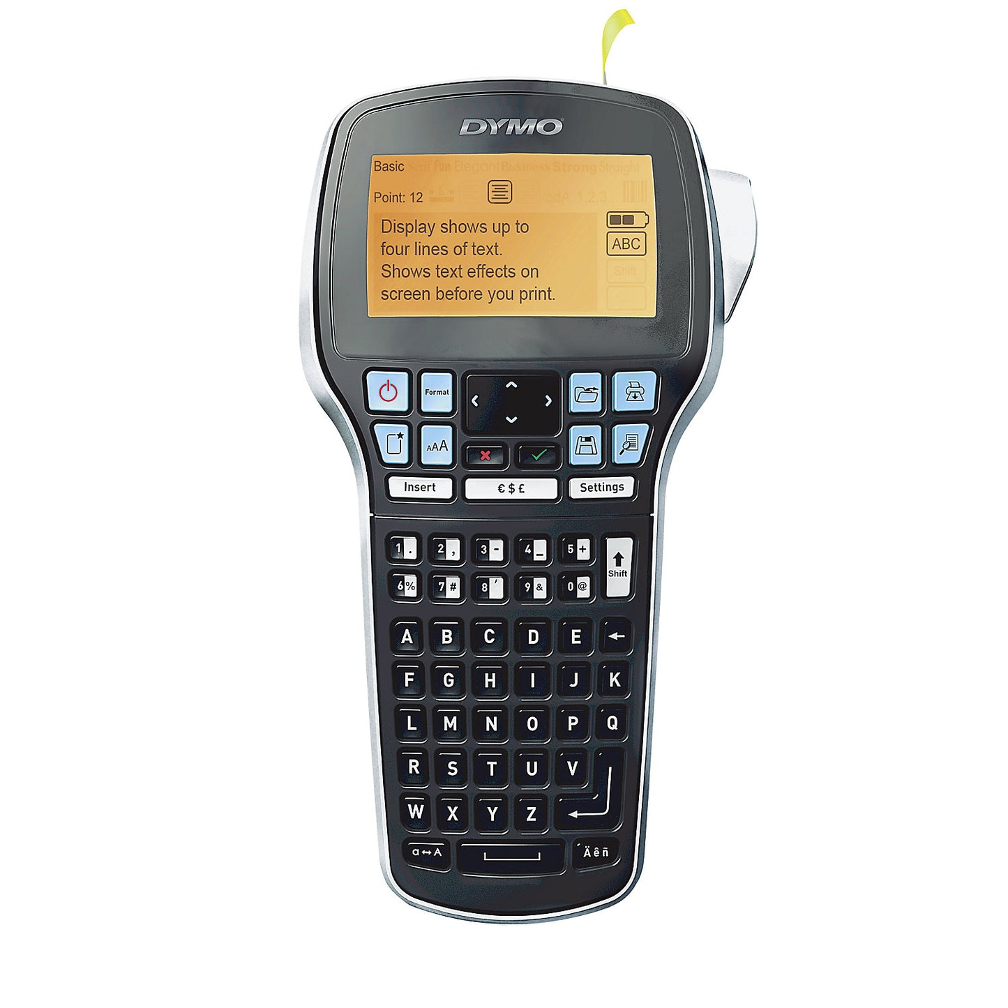 Labelling device, LabelManager 420 P, label widths 9 / 12 / 19 mm.