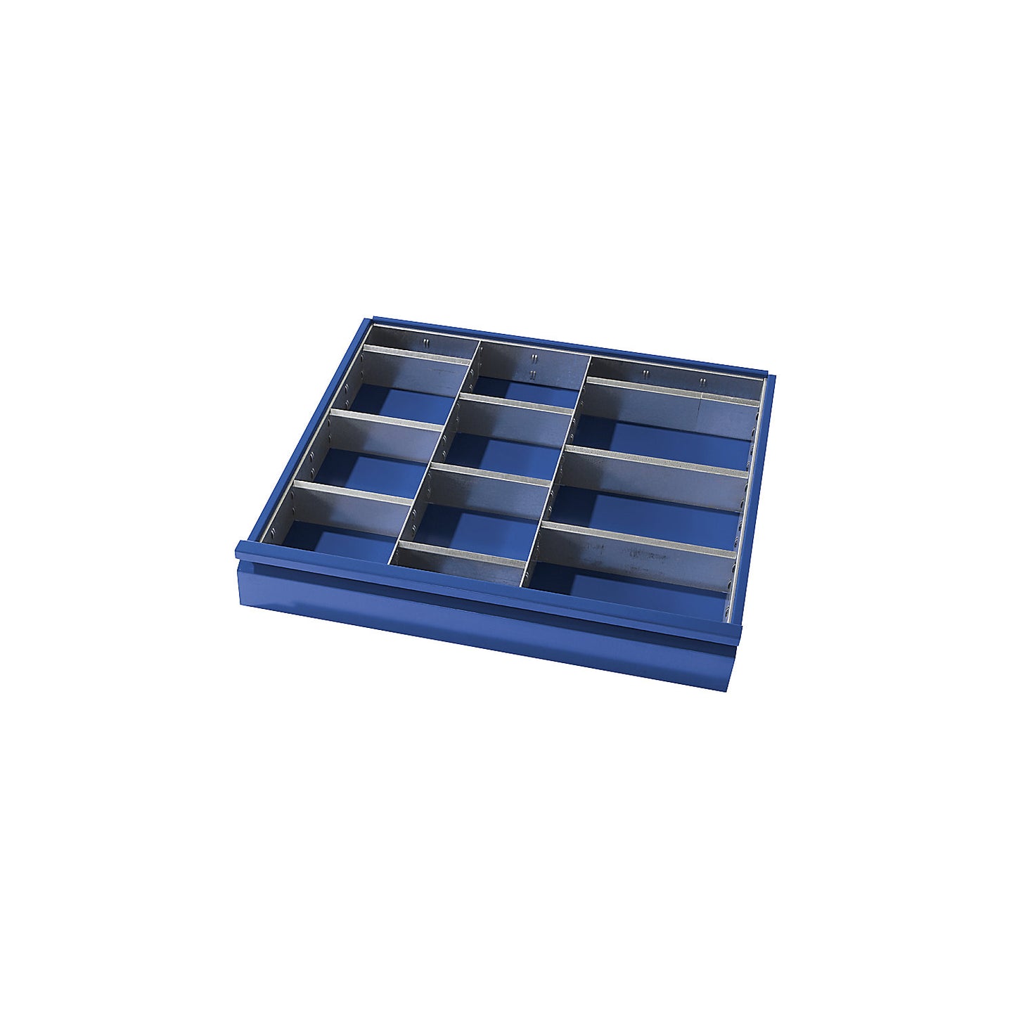 Drawer dividers, 2 partitions, 9 plug-in dividers, for drawer height 60 + 90 mm.