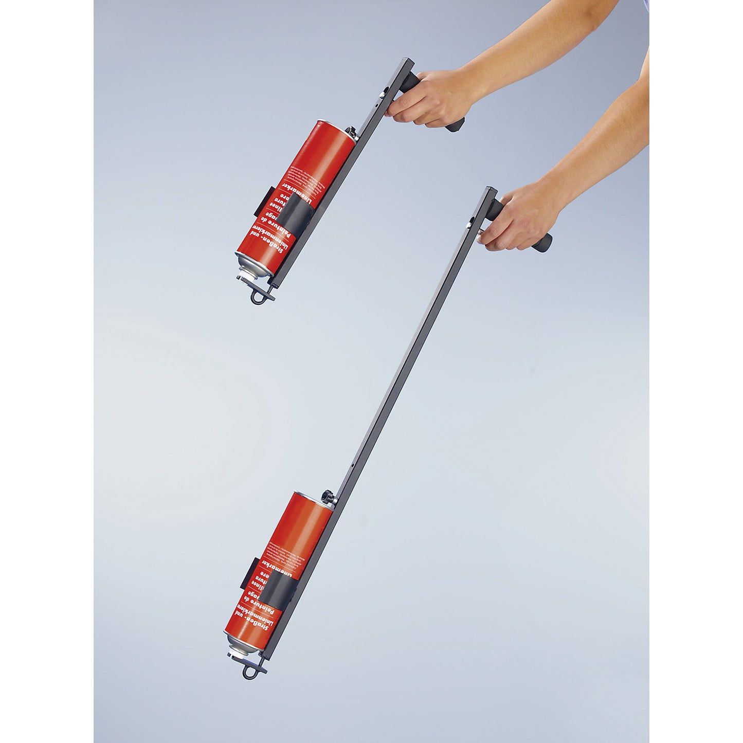 Floor marking device, manual marking device with long handle, handle length 850 mm.