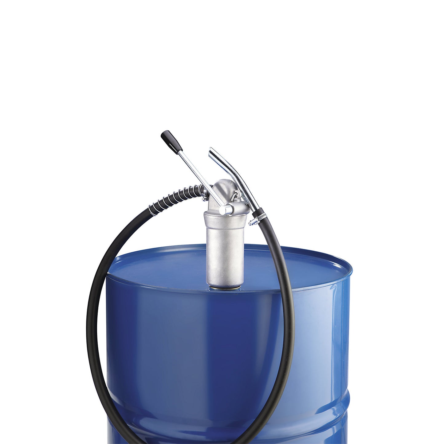 Manual piston pump, for oil and diesel, pump rate 0.25 l/stroke.