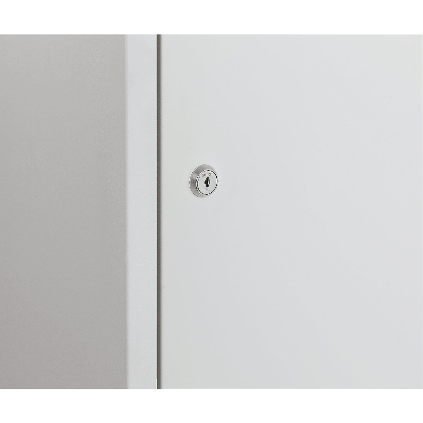 Amsterdam clothes locker, antibacterial, 3 compartments, light grey, width 900 mm.