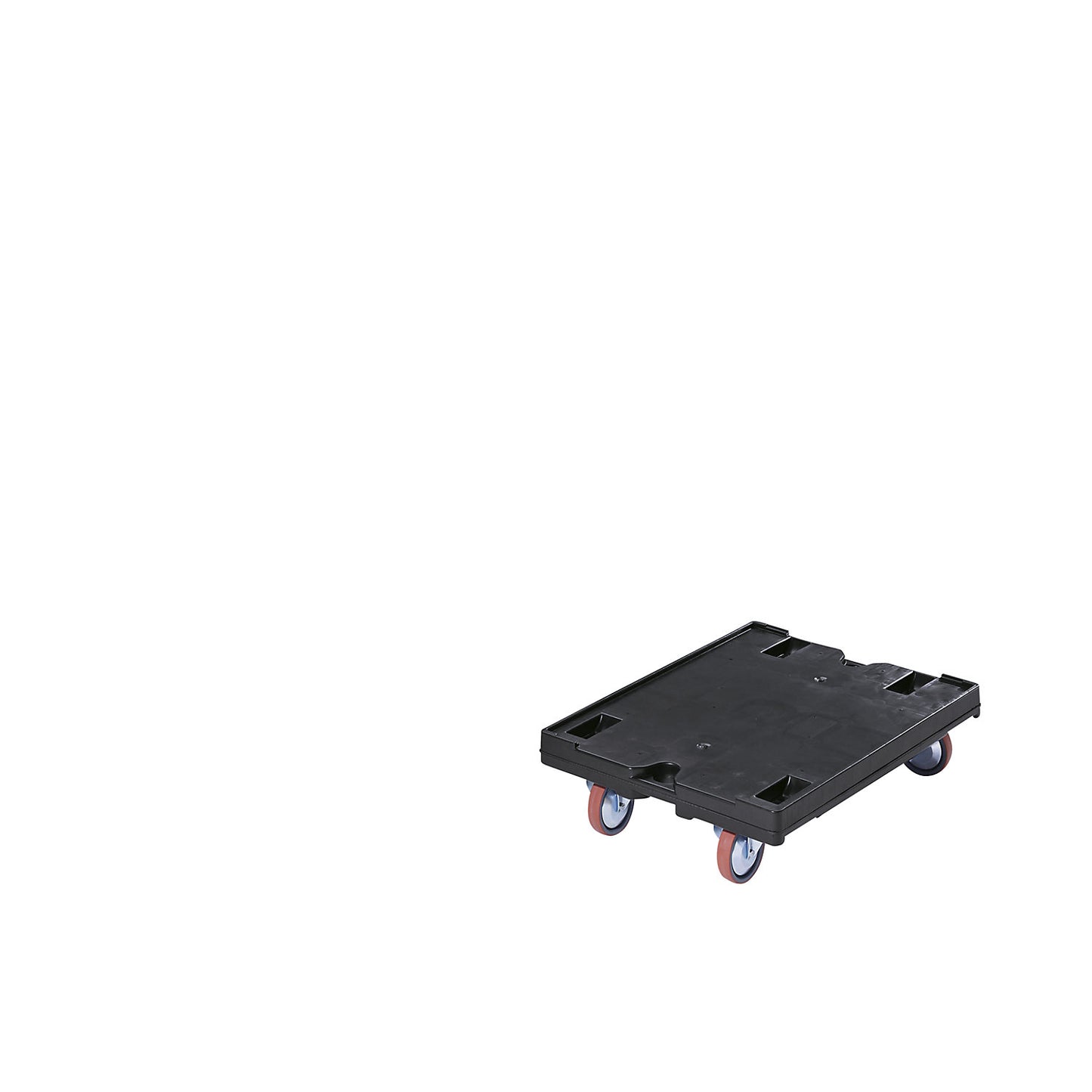 Transport dolly, LxW 800 x 600 mm, max. load 500 kg, wheel Ø 125 mm.