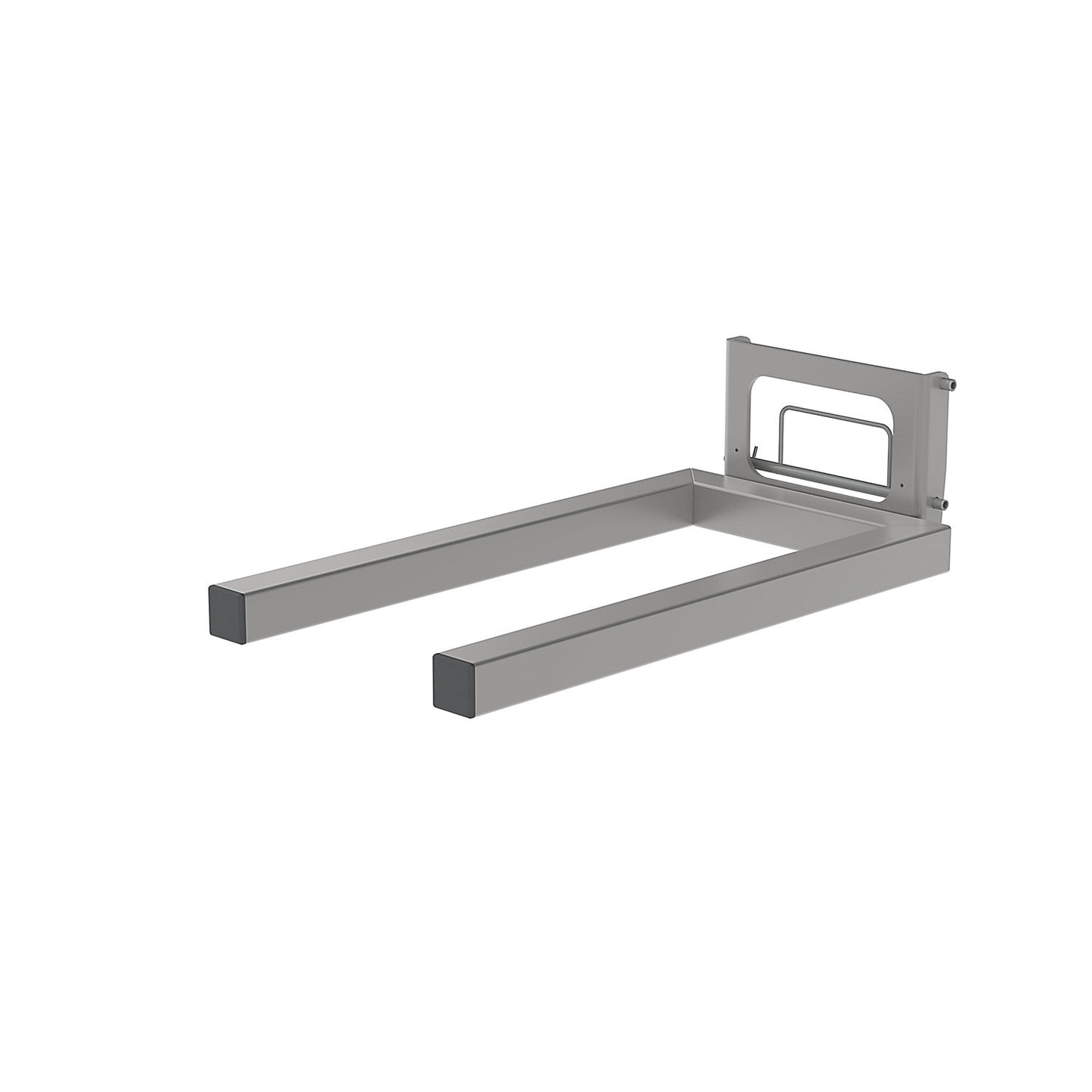 Forks for mobile lift, thickness of fork tips 40 mm, distance across forks 300 mm.