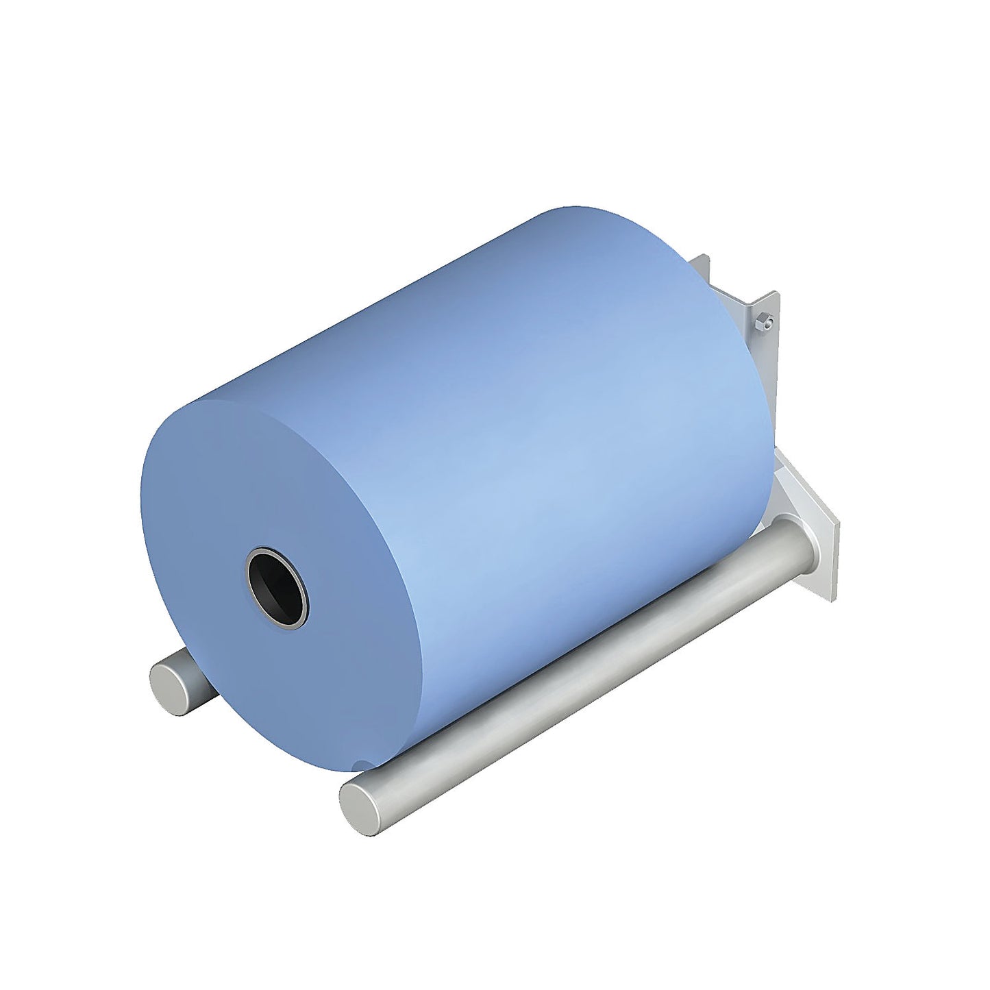 Roller forks for mobile lift, fork LxW 500 x 235 mm, fork tip Ø 38 mm.