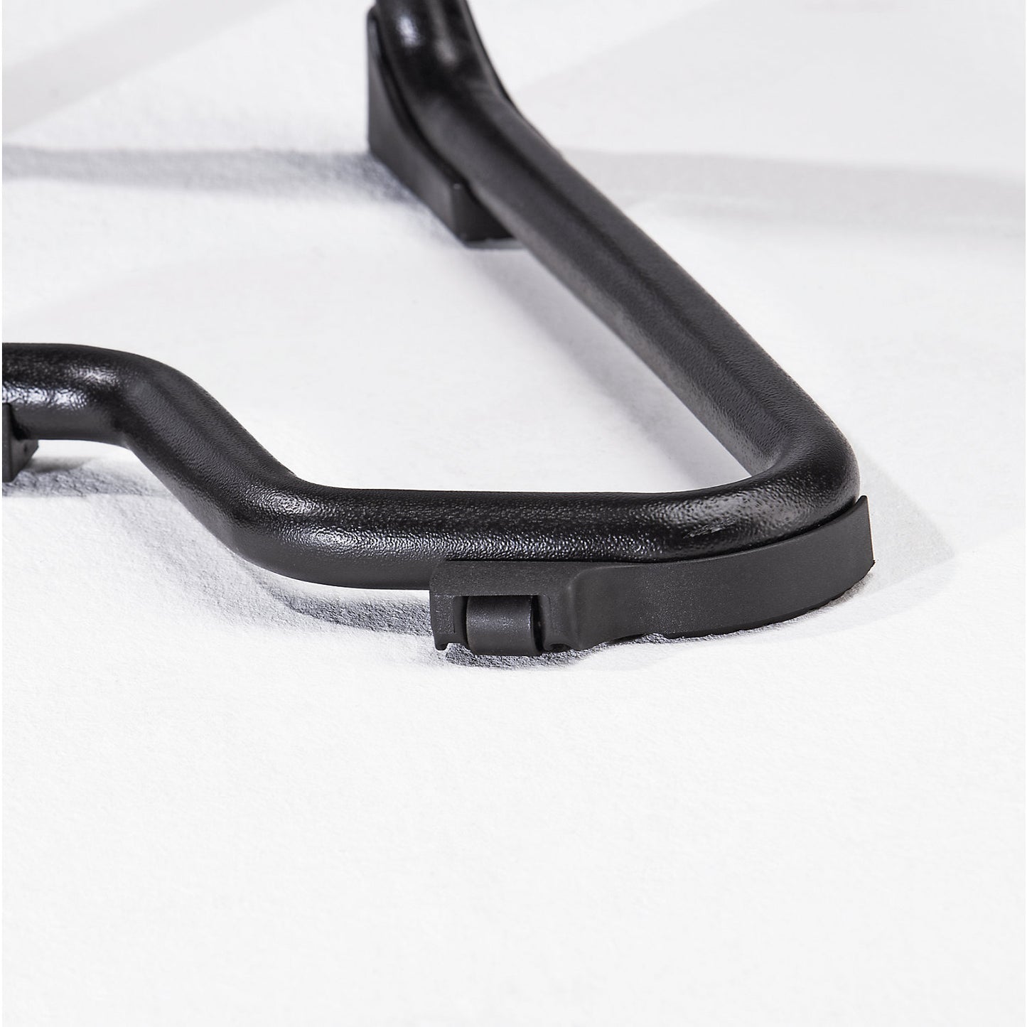 Universal anti-fatigue stool, height adjustment range 610 - 860 mm, black vinyl.