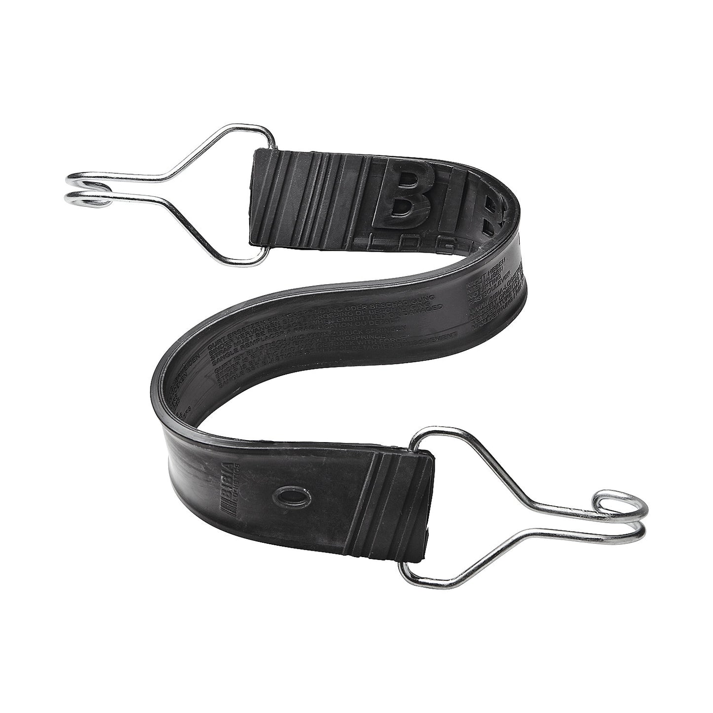 Rubber strap, 2 hooks, pack of 2.