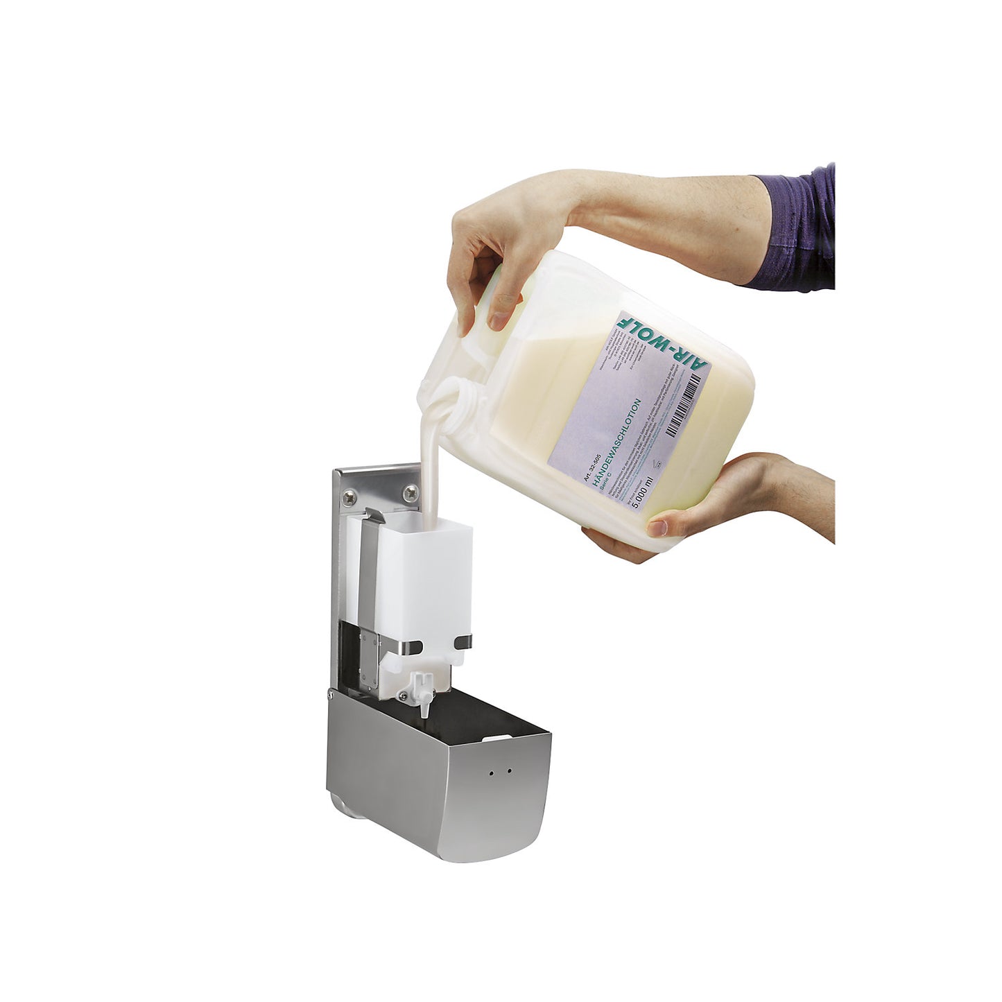 Liquid hand wash, pack of 4 x 5 l canisters, moisturising, pack of 4.