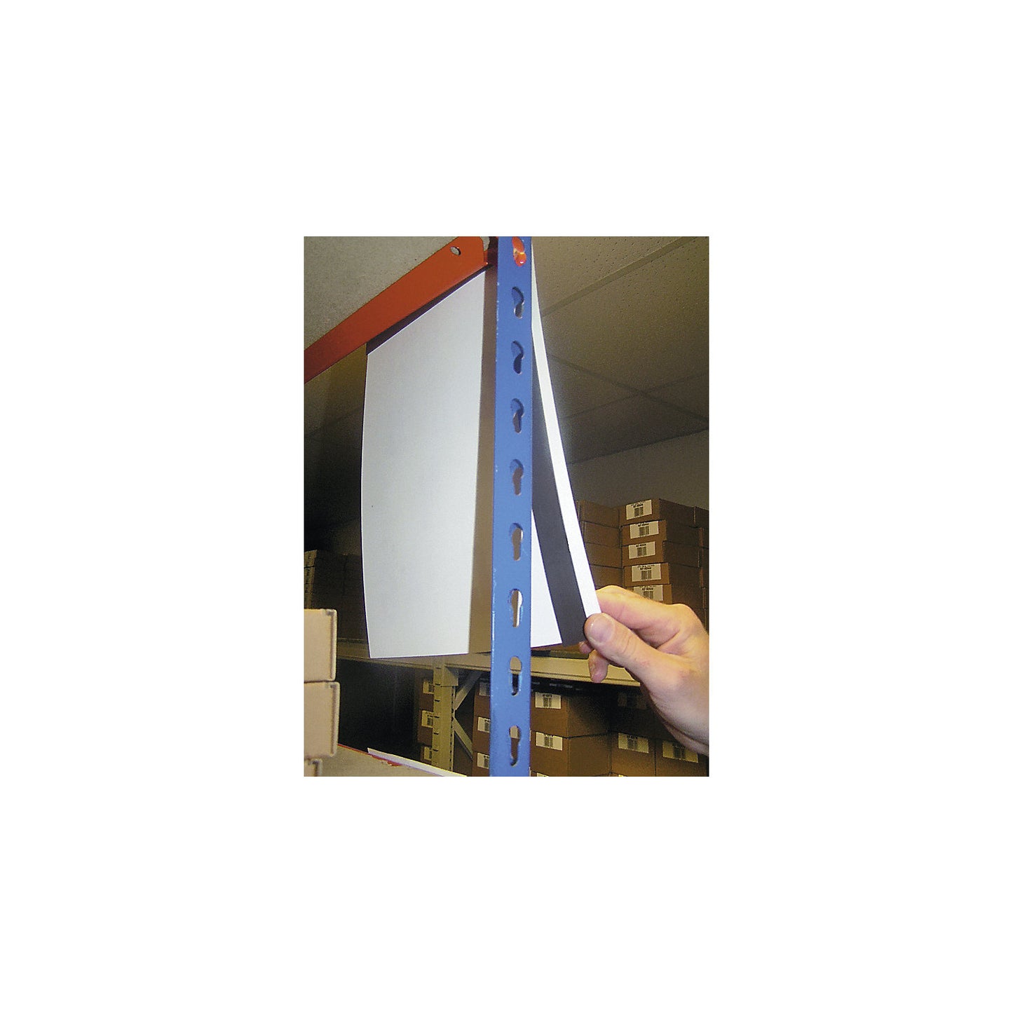 Magnetic strip, self-adhesive, 1.5 mm thick, 1 roll, width 13 mm.