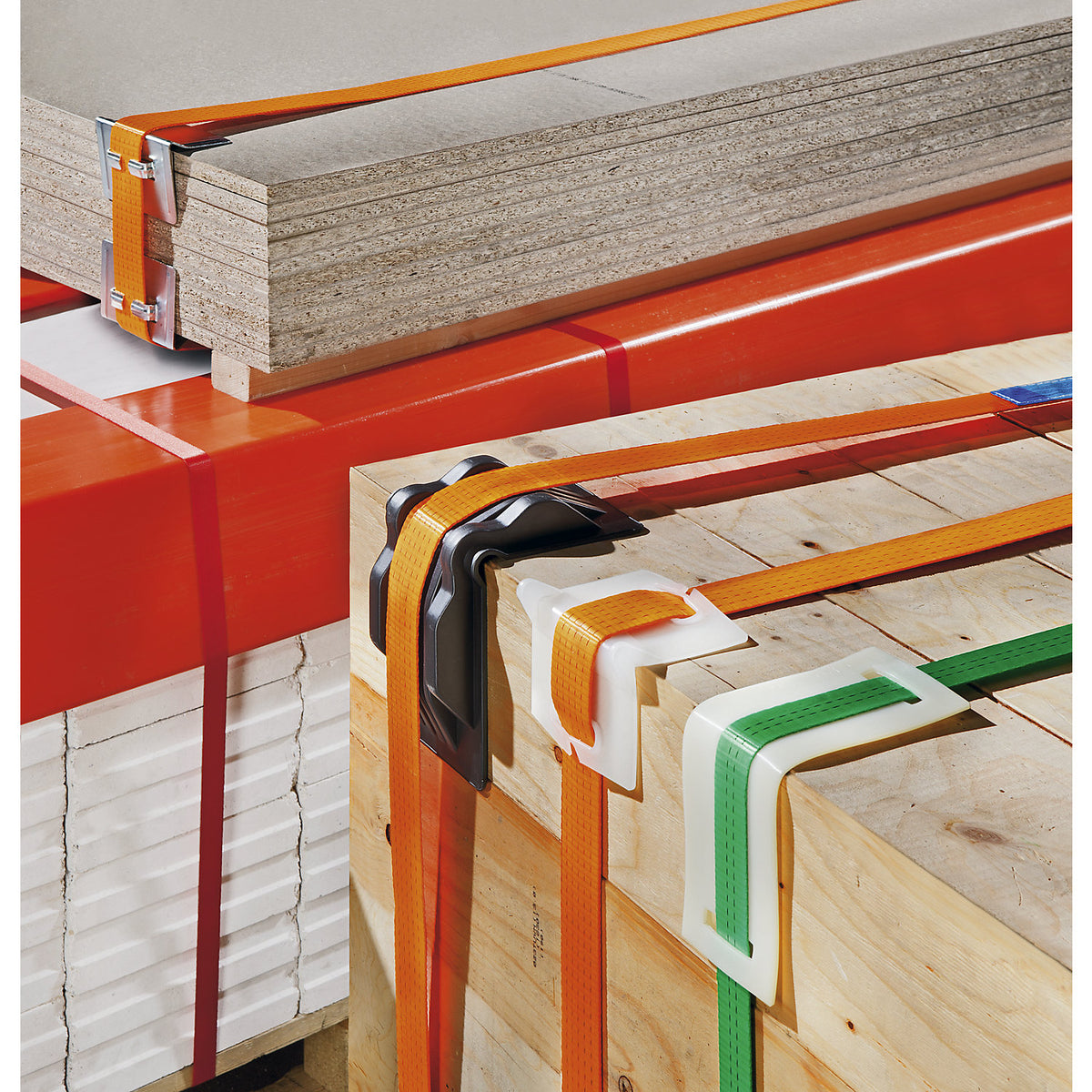 Edge protection, L profile for pallets, pack of 5, length 1200 mm.