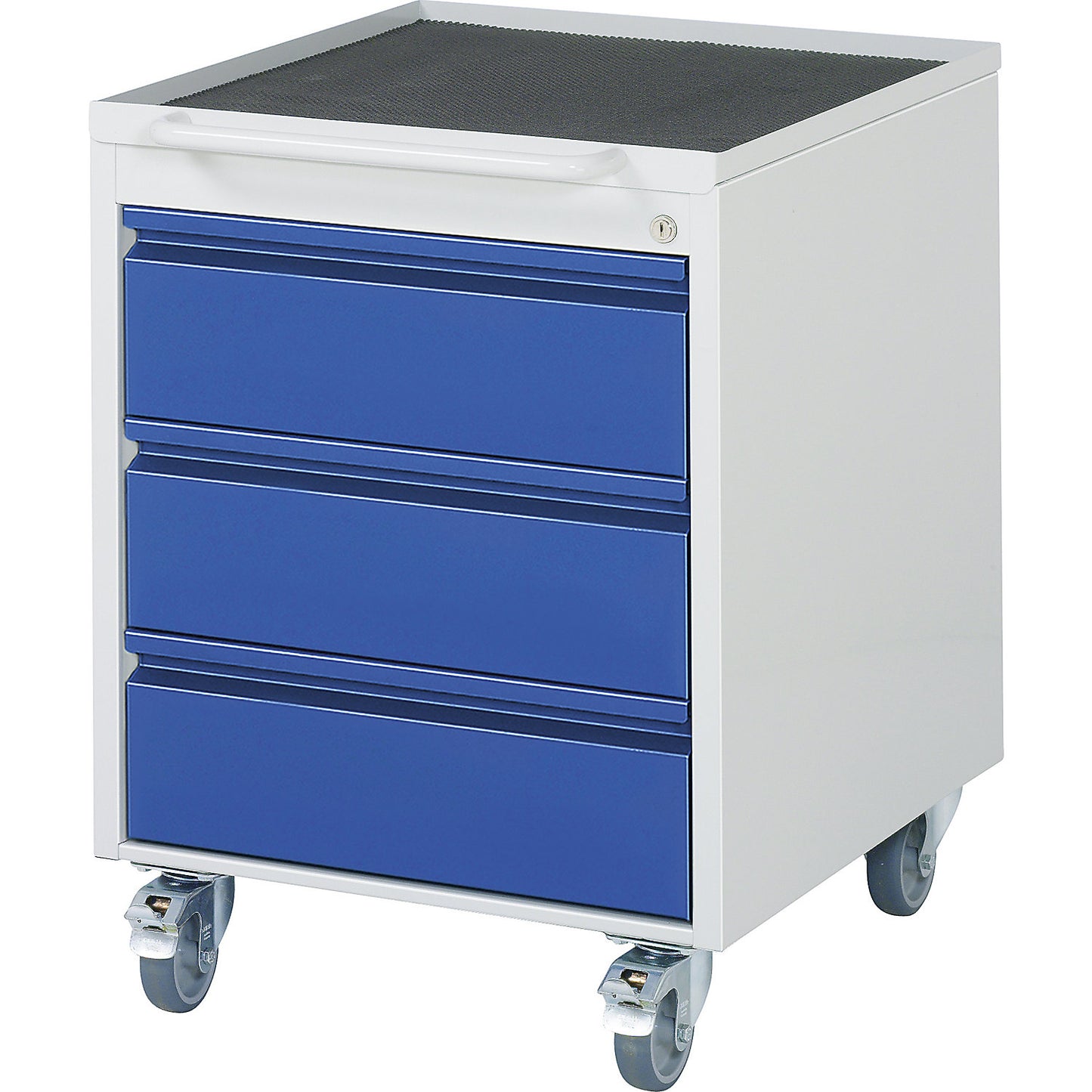 Mobile drawer unit, with 3 drawers, HxWxD 745 x 580 x 650 mm.
