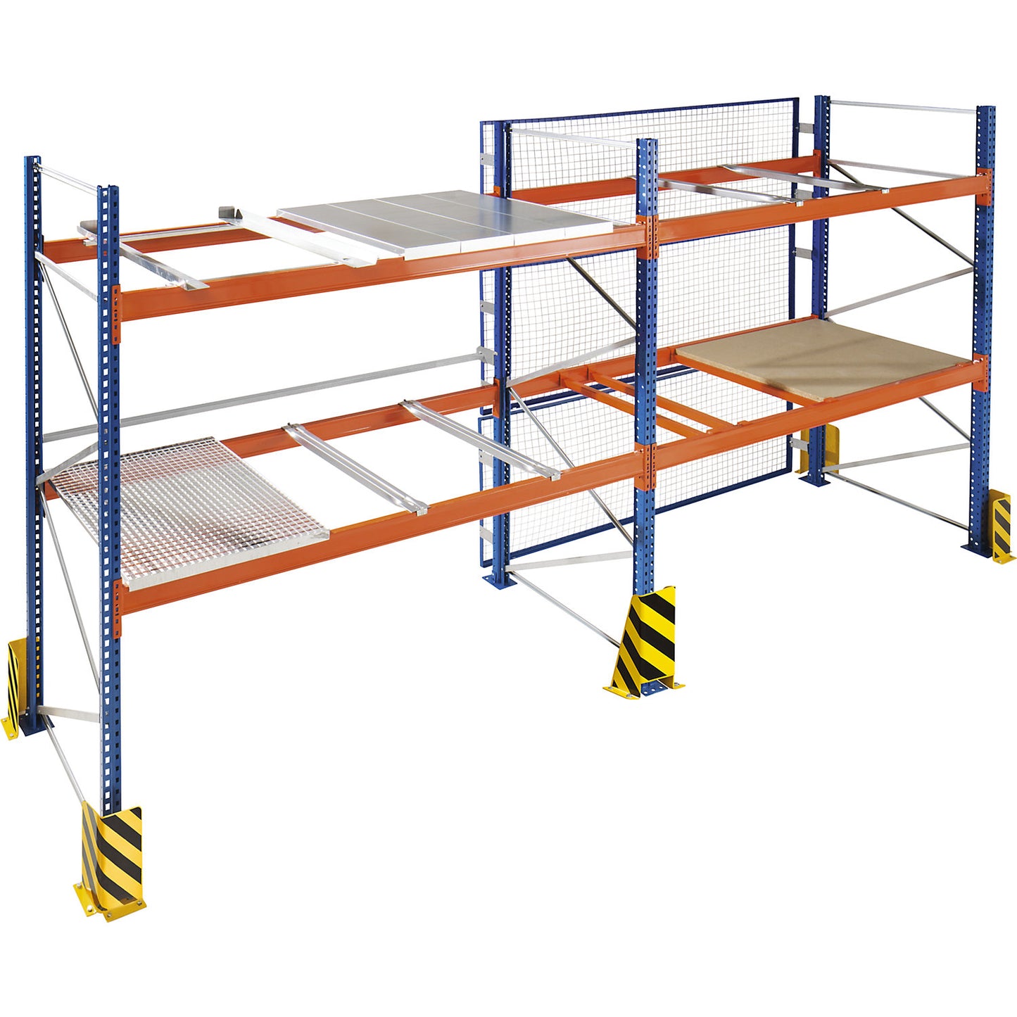 Push-through stop, incl. mounting materials, length 3600 mm, galvanised.