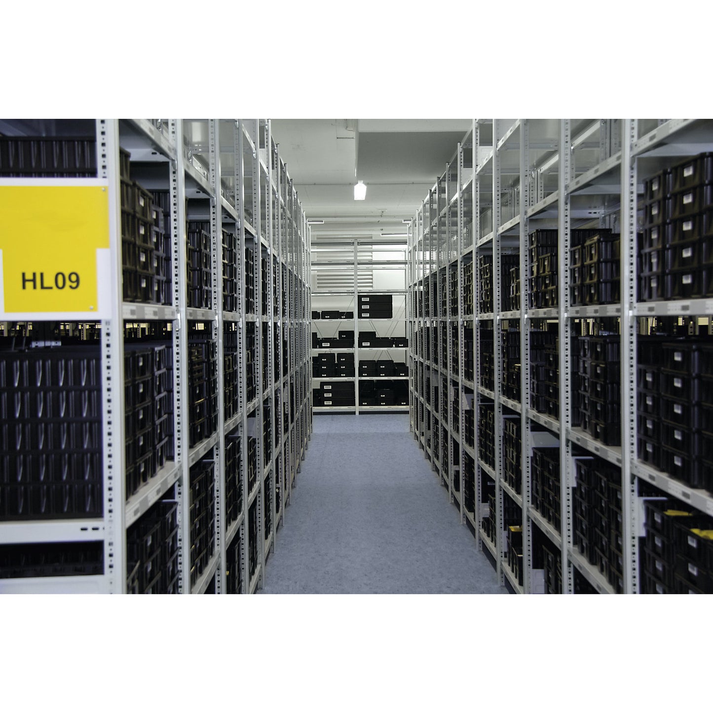ESD boltless shelving unit, shelf unit height 2000 mm, standard shelf unit, shelf WxD 1000 x 600 mm.