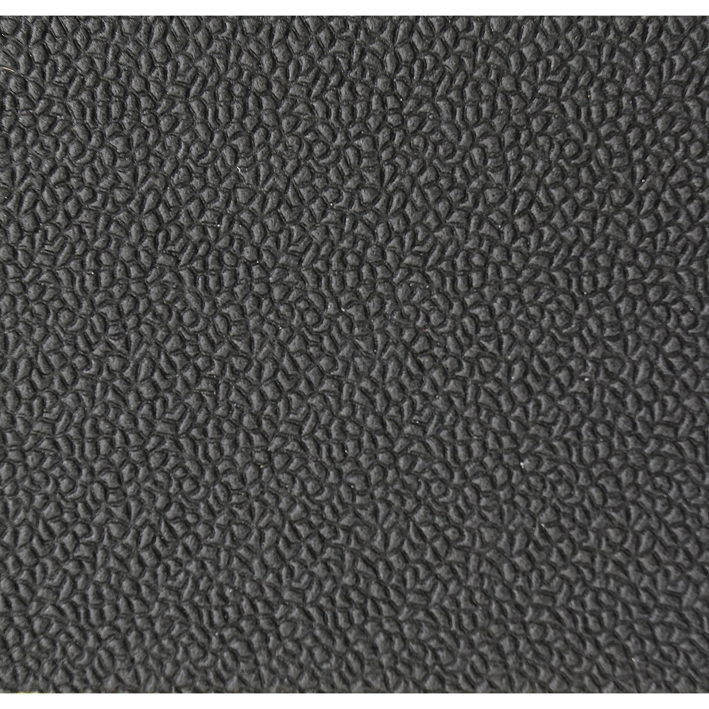 Orthomat® anti-fatigue matting, PVC with hammer tone effect, height 9 mm, 600 x 900 mm, black.