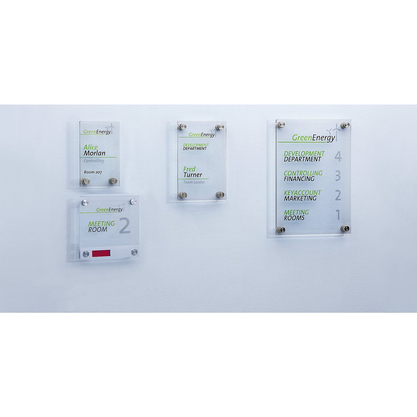 Transparent film, pack of 10 sheets for information panel, A4 format.