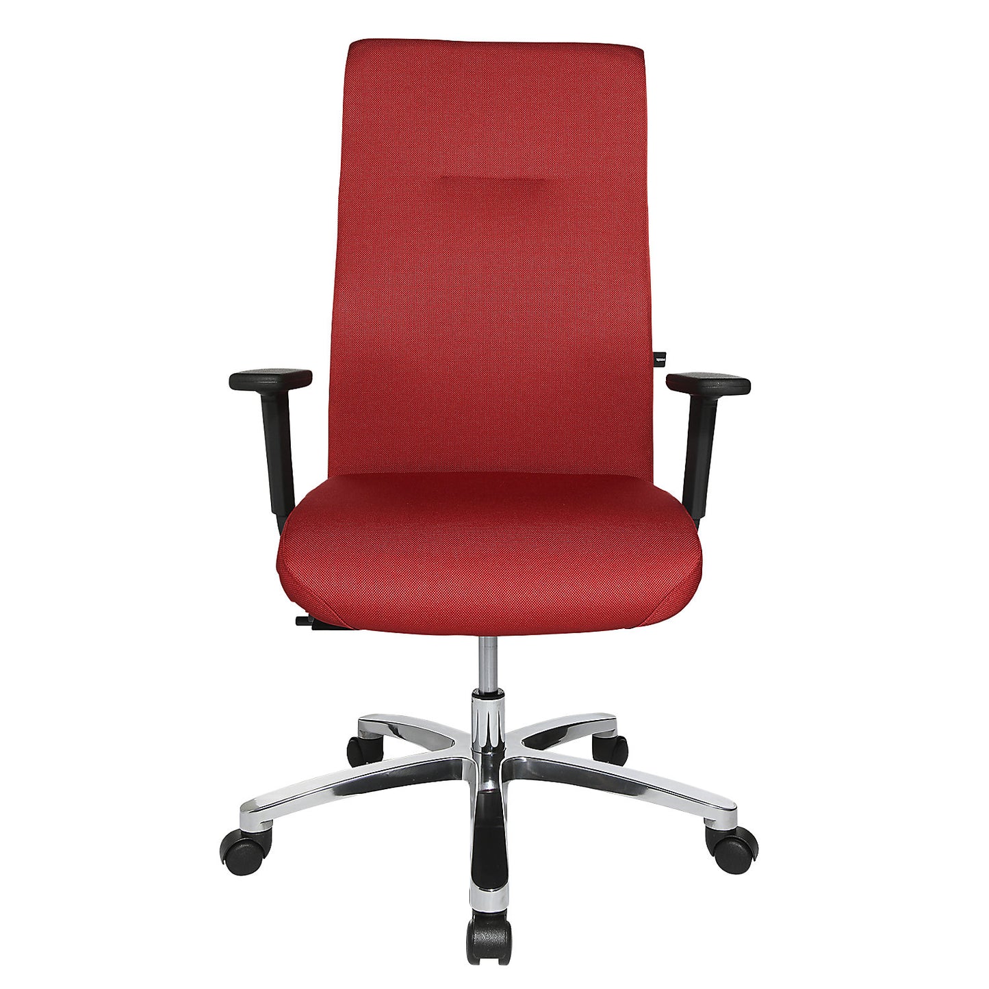 BIGSTAR20 operator swivel chair, point synchronous mechanism, max. load 150 kg, red.